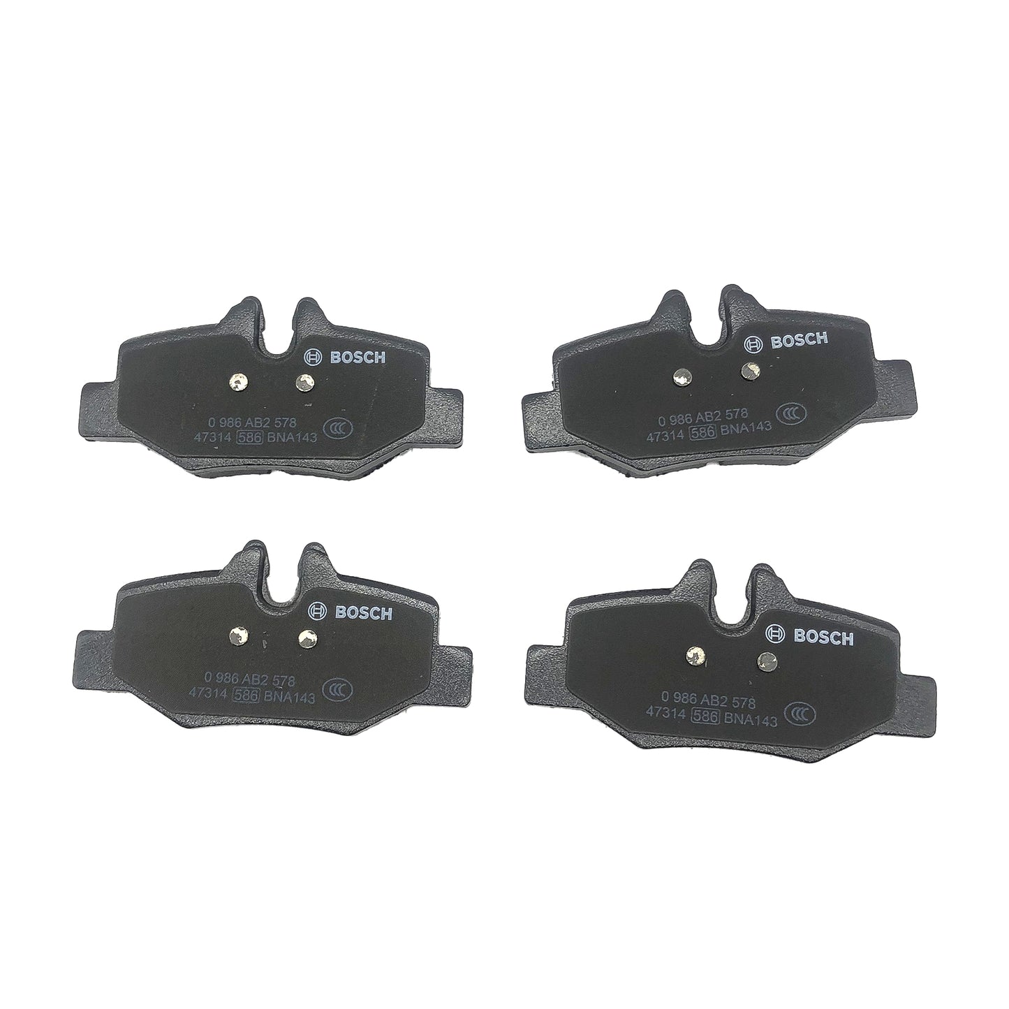 BOSCH Rear Disc Brake Pad Set 0986AB2578 image 2 Candru