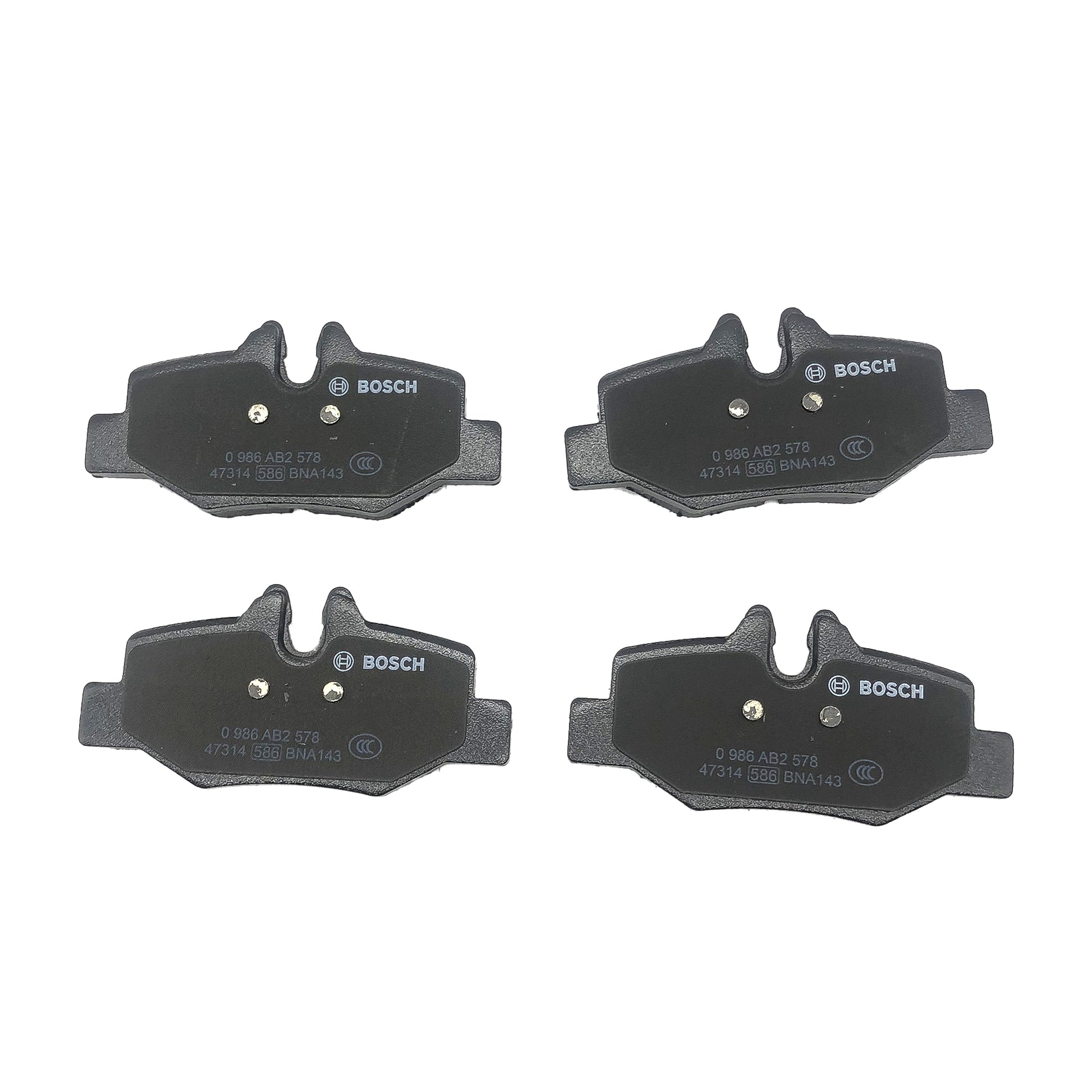 BOSCH Rear Disc Brake Pad Set 0986AB2578 image 2 Candru