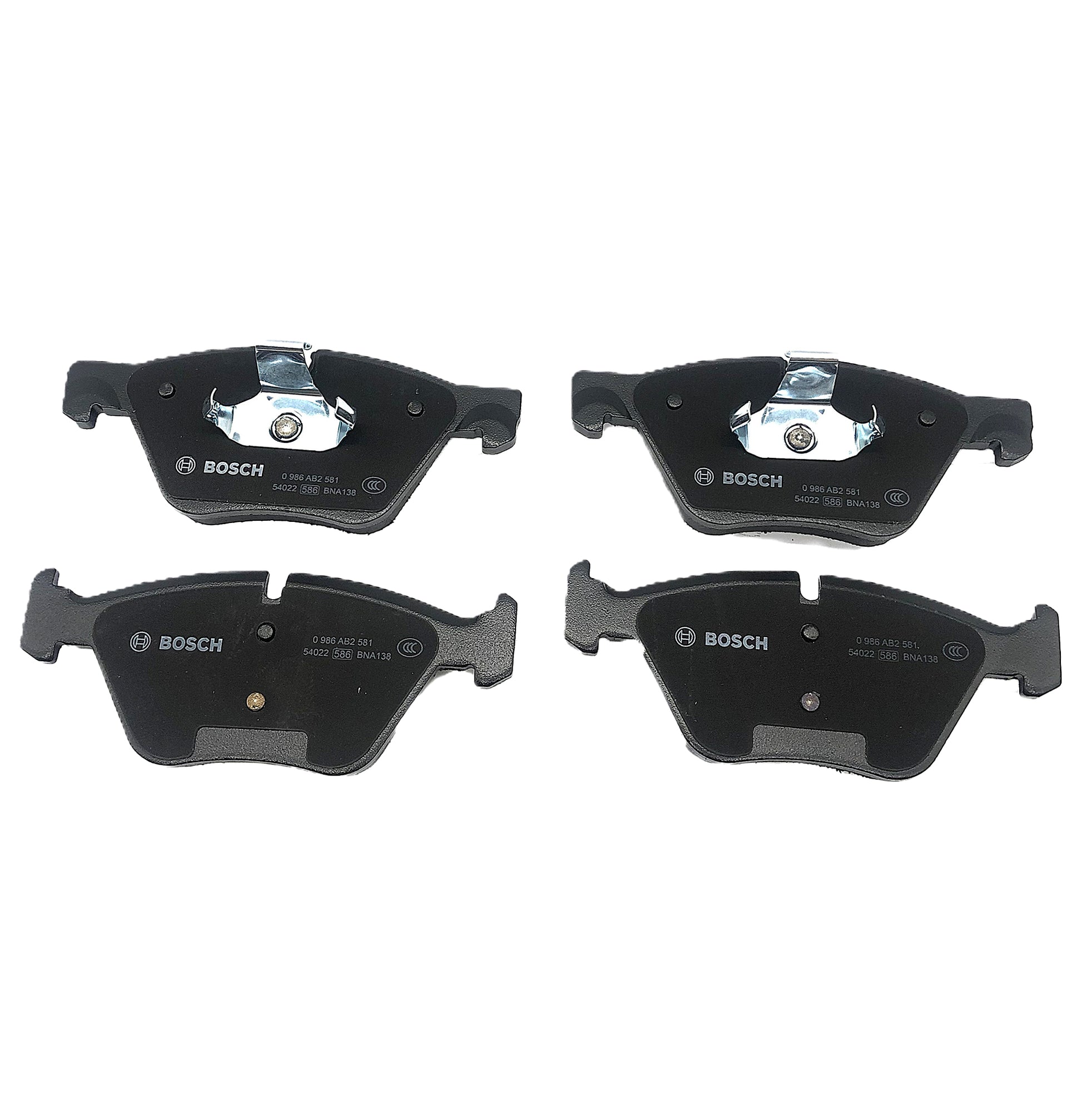 BOSCH Front Disc Brake Pad Set 0986AB2581 image 2 Candru