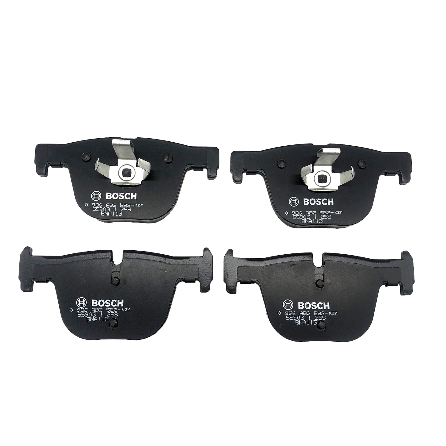 BOSCH Rear Disc Brake Pad Set 0986AB2582 image 2 Candru
