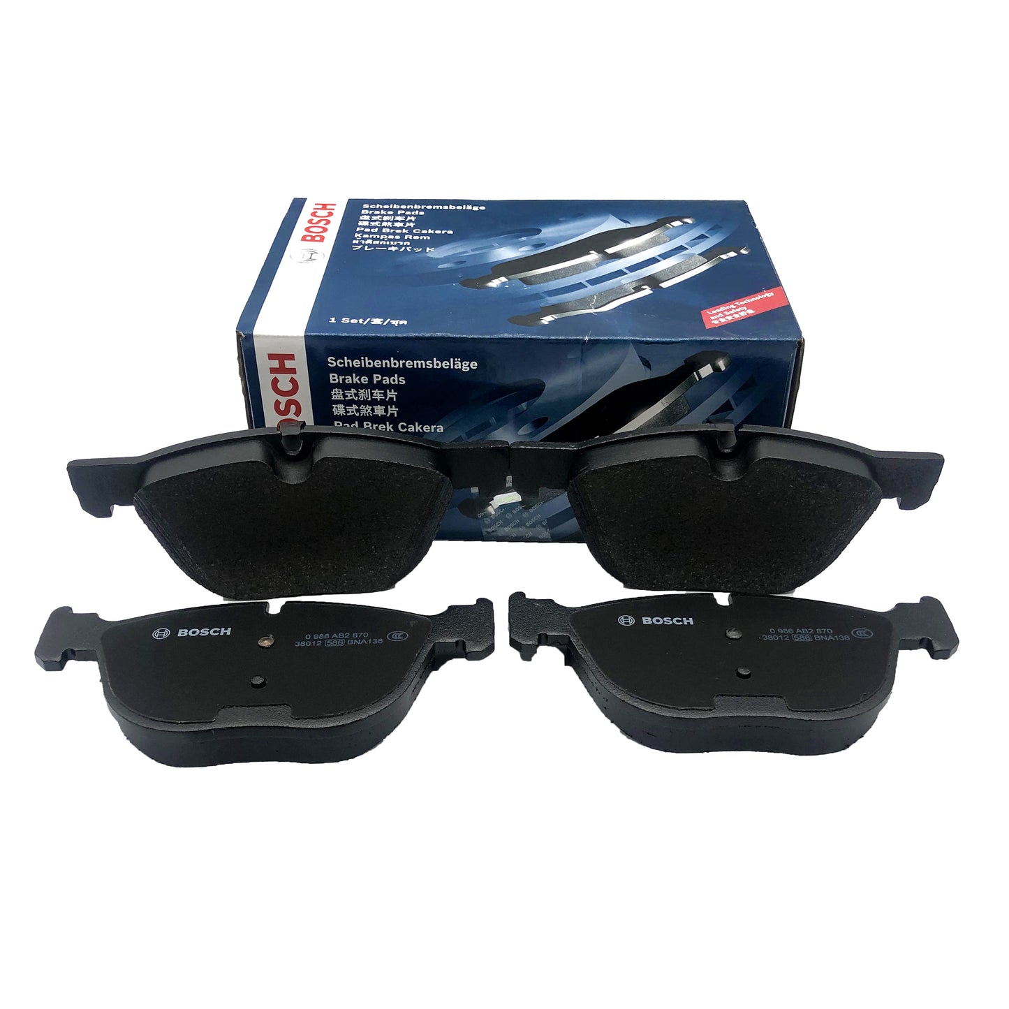 BOSCH Front Disc Brake Pad Set 0986AB2870 image 1 Candru