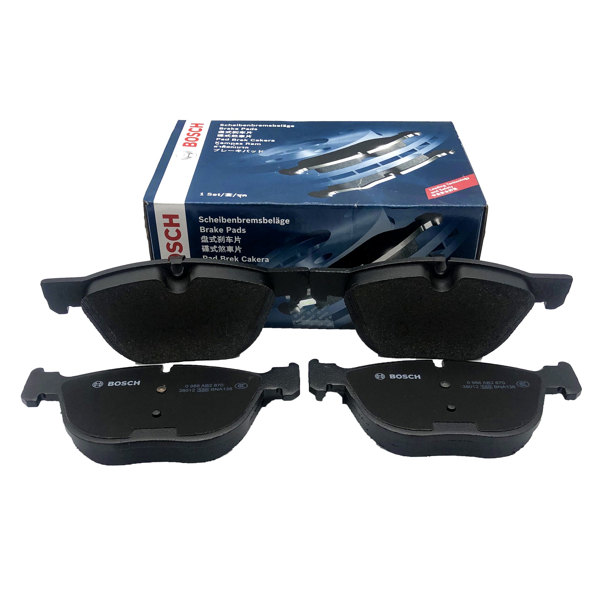 BOSCH Front Disc Brake Pad Set 0986AB2870 image 1 Candru