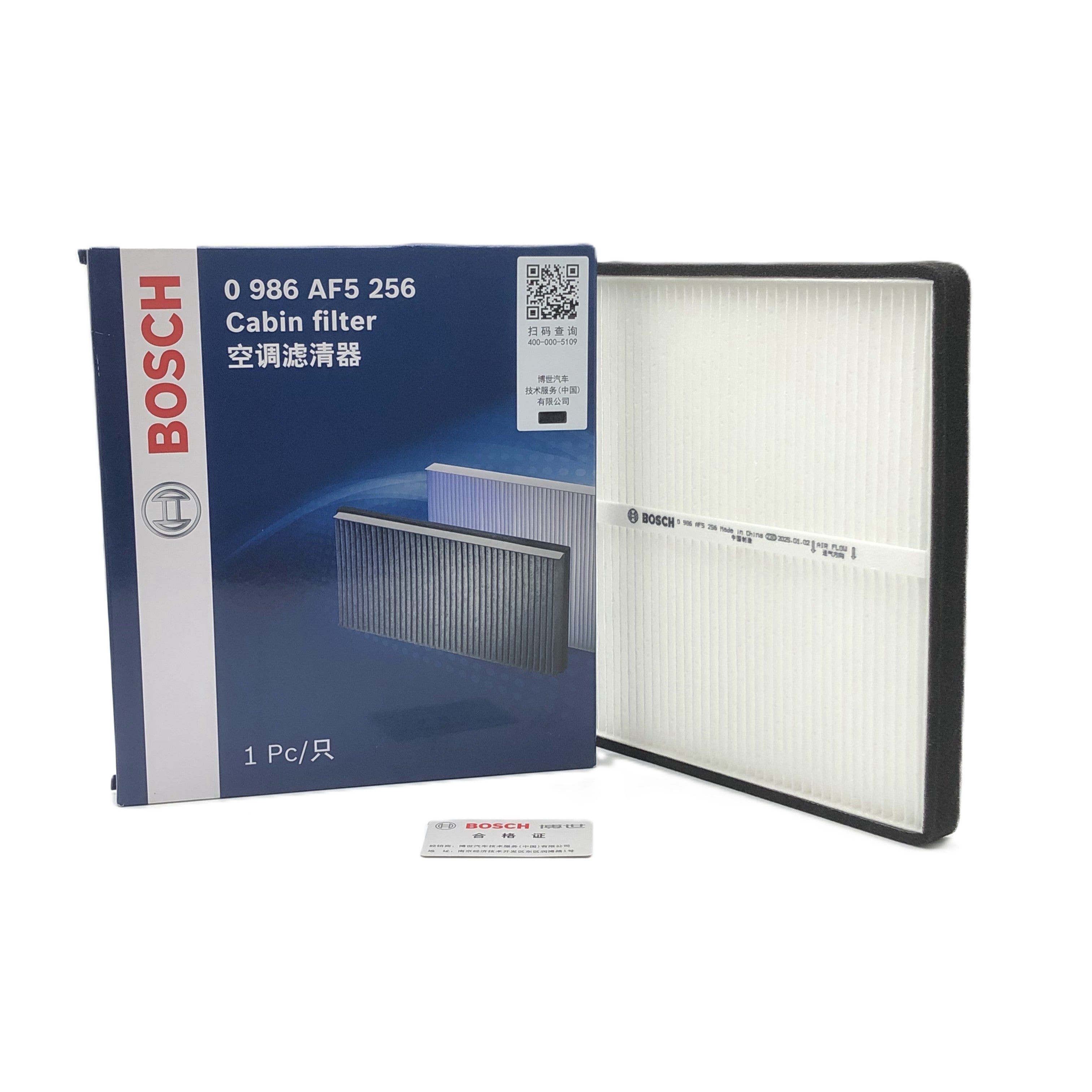 BOSCH Cabin Air Filters 0986AF5256 image 1 Candru