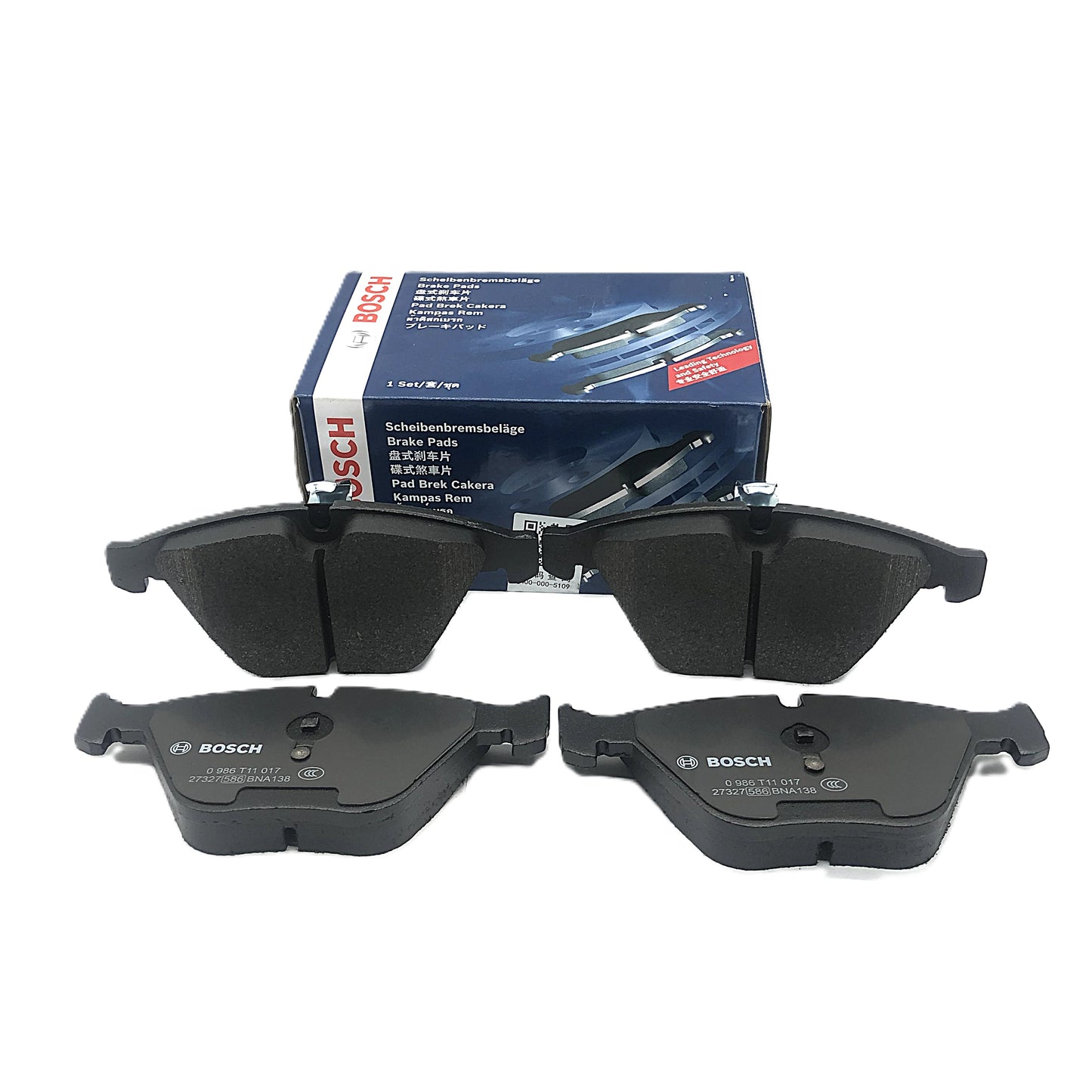 BOSCH Front Disc Brake Pad Set 0986T11017
