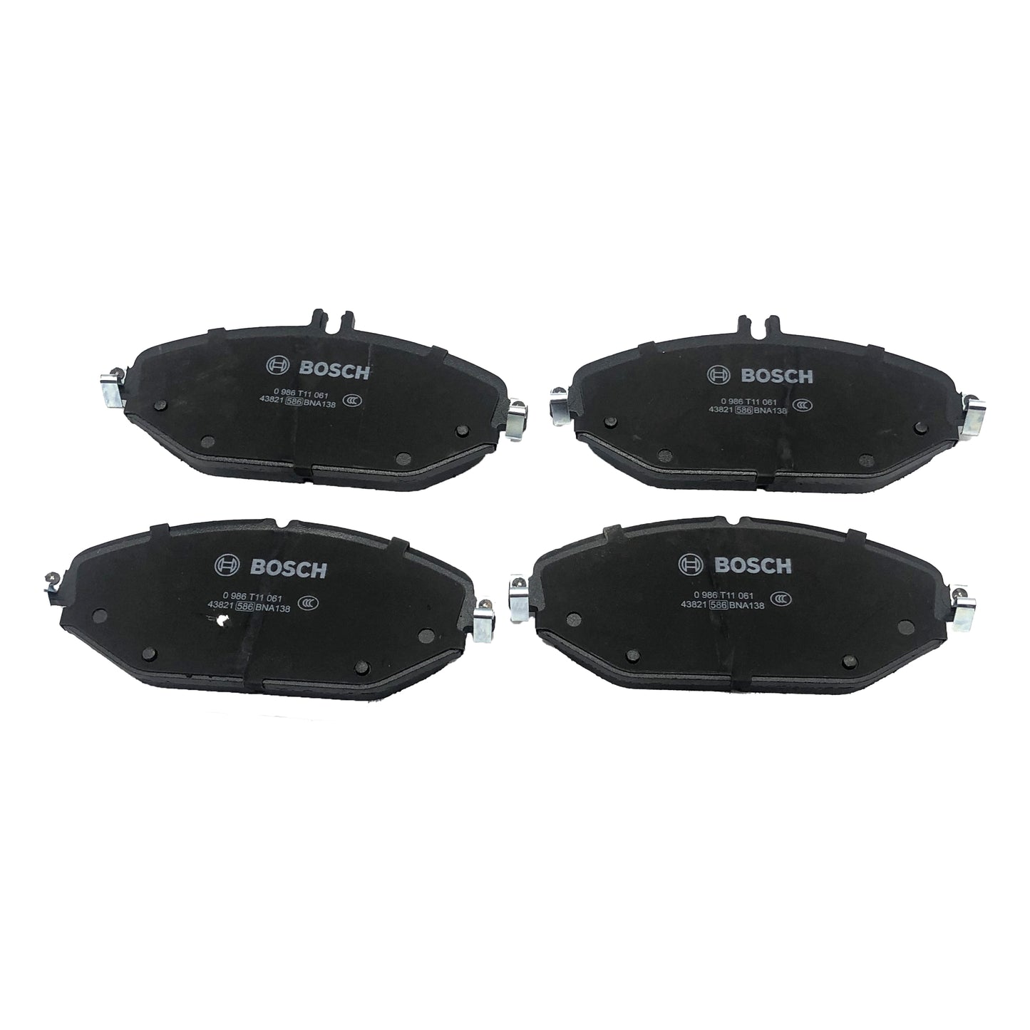BOSCH Front Disc Brake Pad Set 0986T11061 image 2 Candru