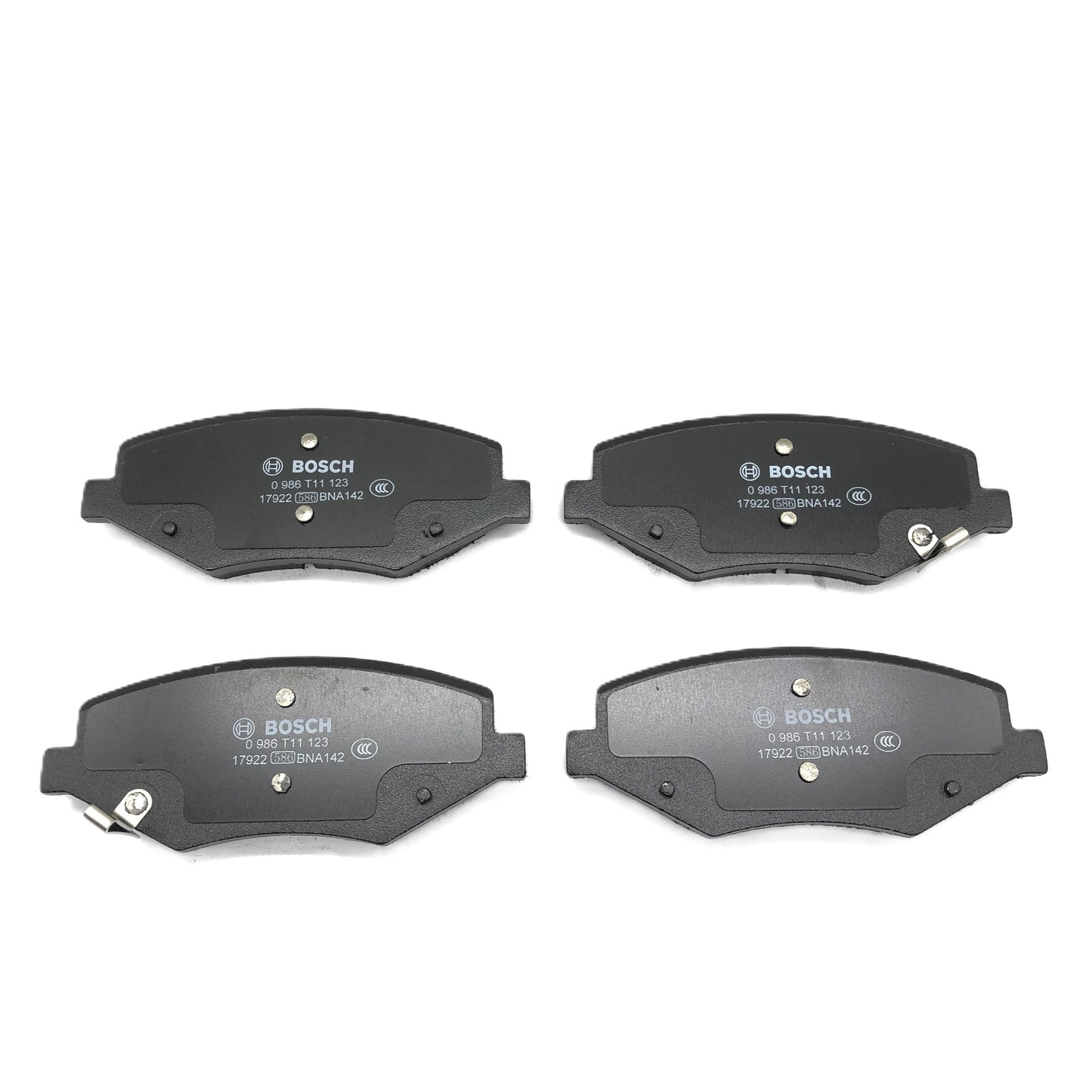 BOSCH Front Semi-Metallic Disc Brake Pad Set 0986T11123 image 3 Candru