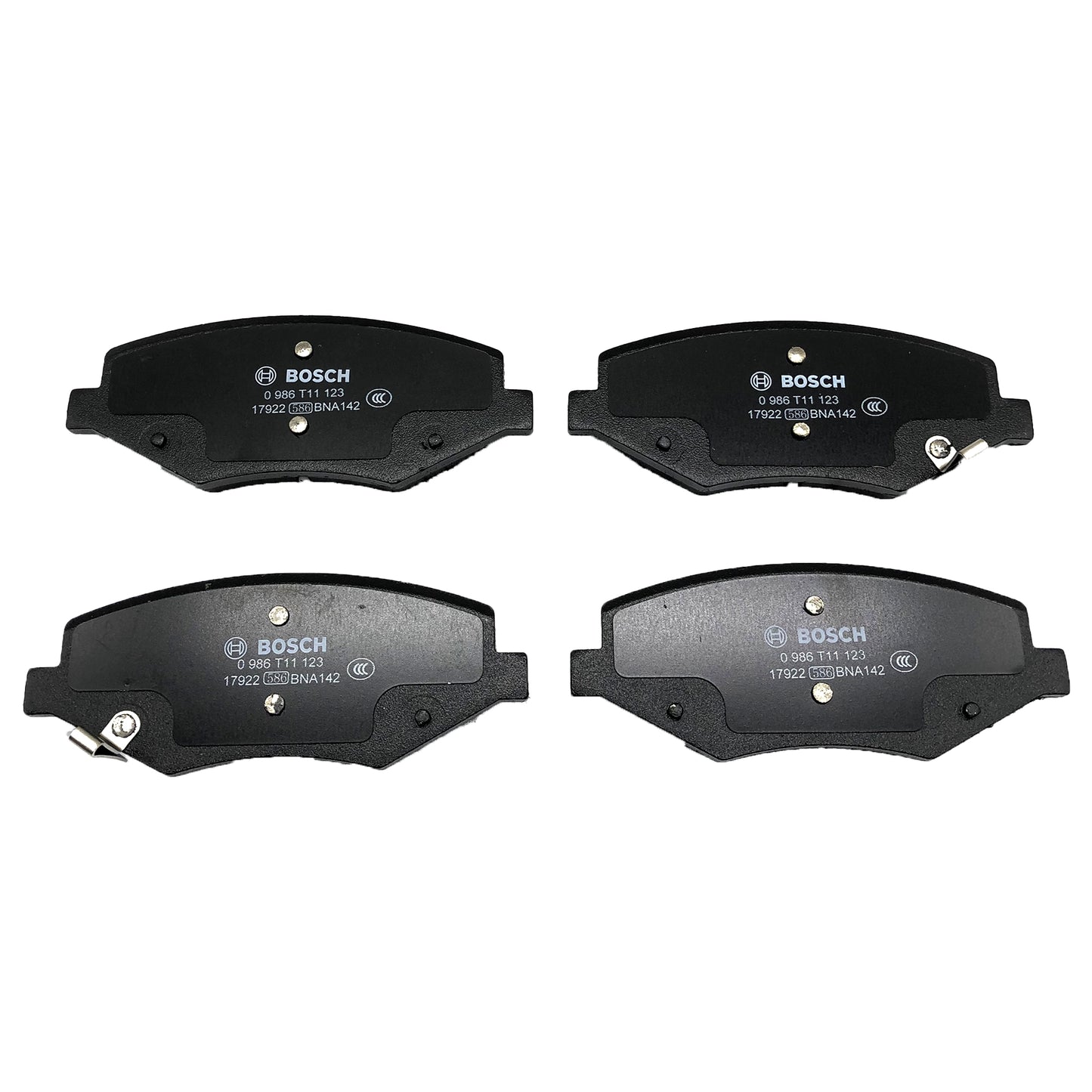 BOSCH Front Semi-Metallic Disc Brake Pad Set 0986T11123 image 2 Candru