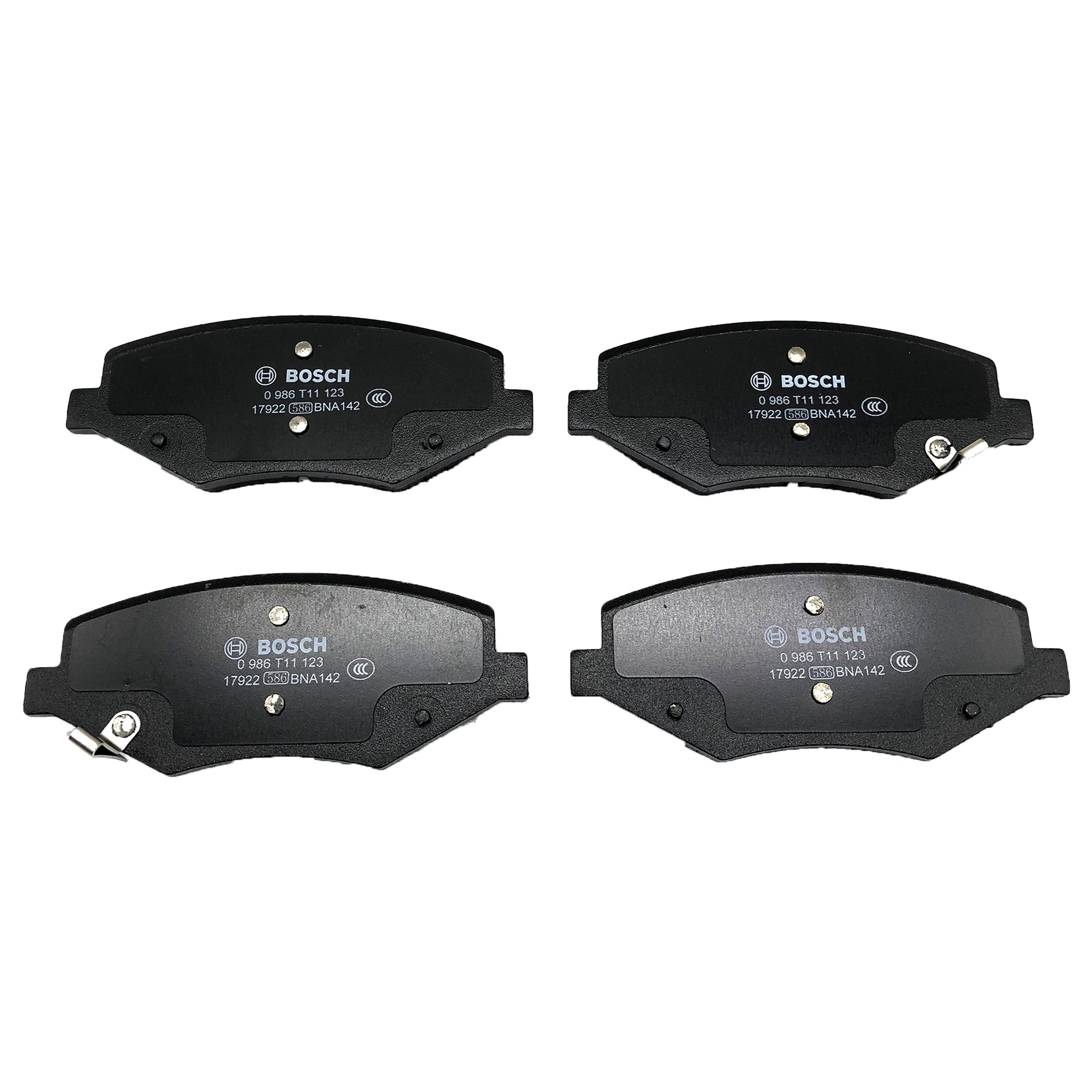 BOSCH Front Semi-Metallic Disc Brake Pad Set 0986T11123 image 2 Candru