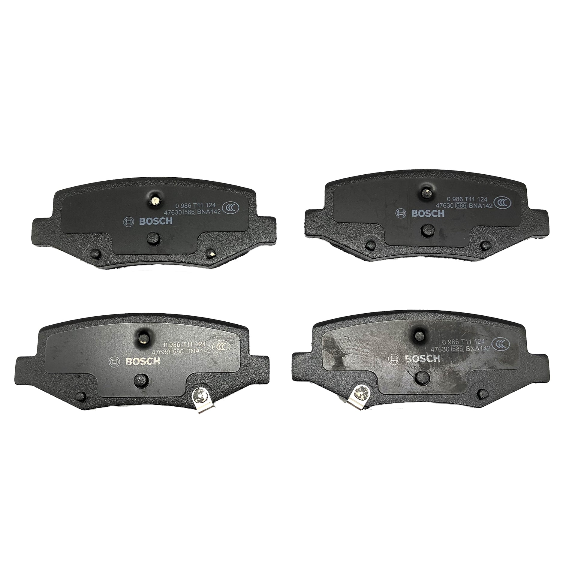 BOSCH Rear Semi-Metallic Disc Brake Pad Set 0986T11124 image 2 Candru