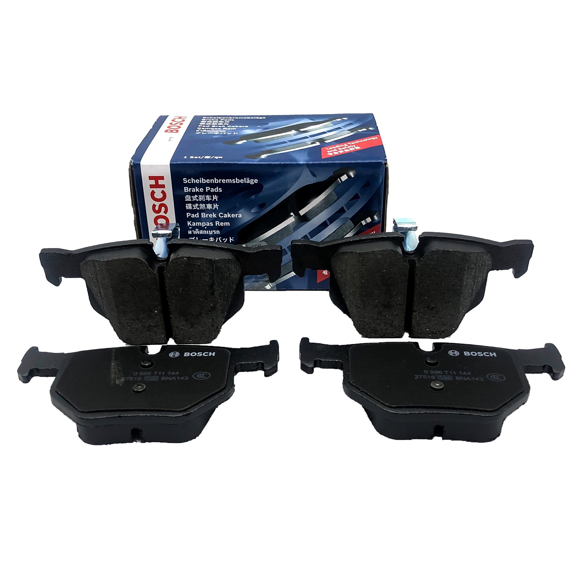 BOSCH Rear Disc Brake Pad Set 0986T11144 image 1 Candru