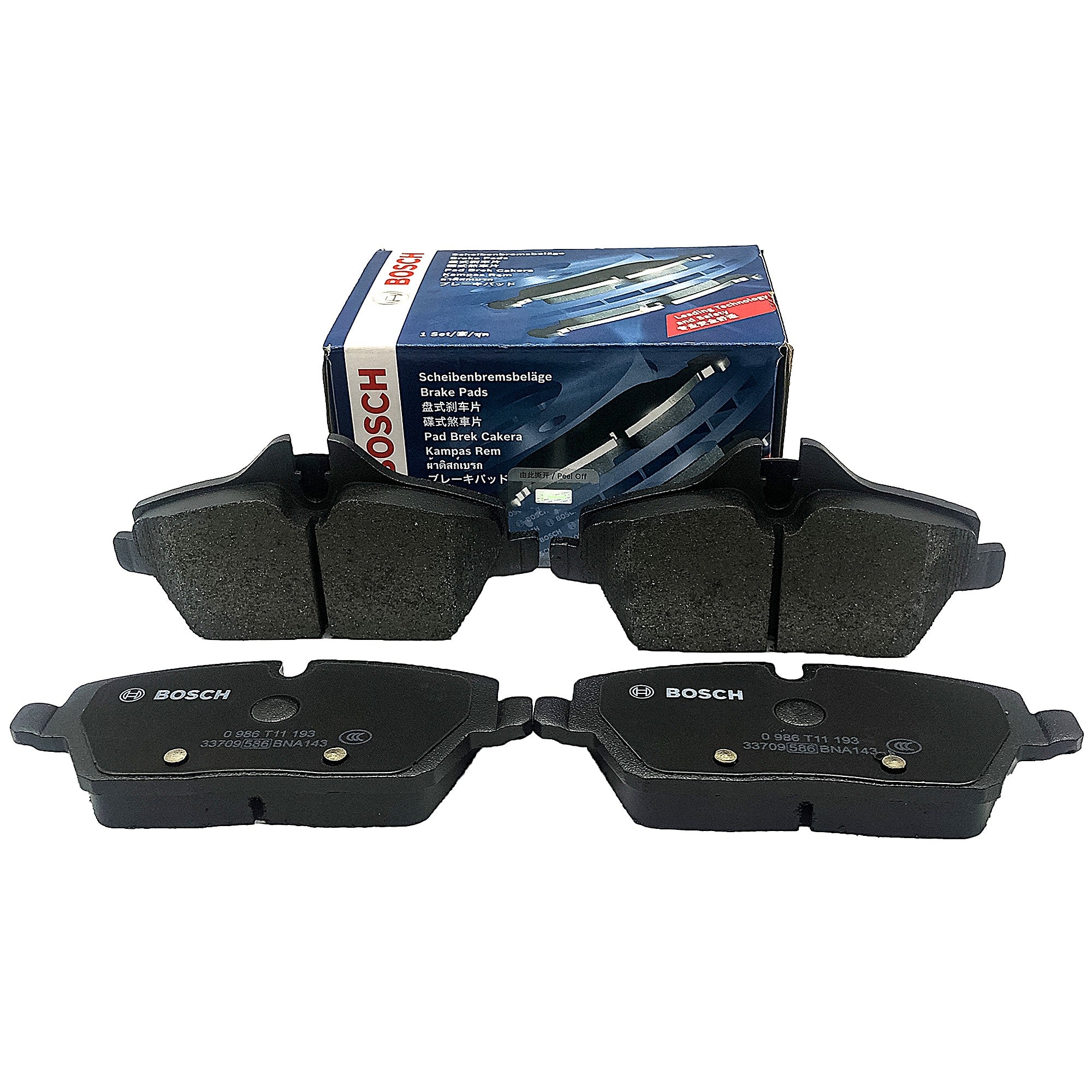 BOSCH Brake Pad Set 0986T11193 image 1 Candru