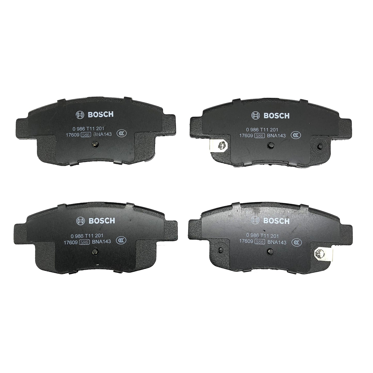 BOSCH Rear Disc Brake Pad Set 0986T11201 image 2 Candru