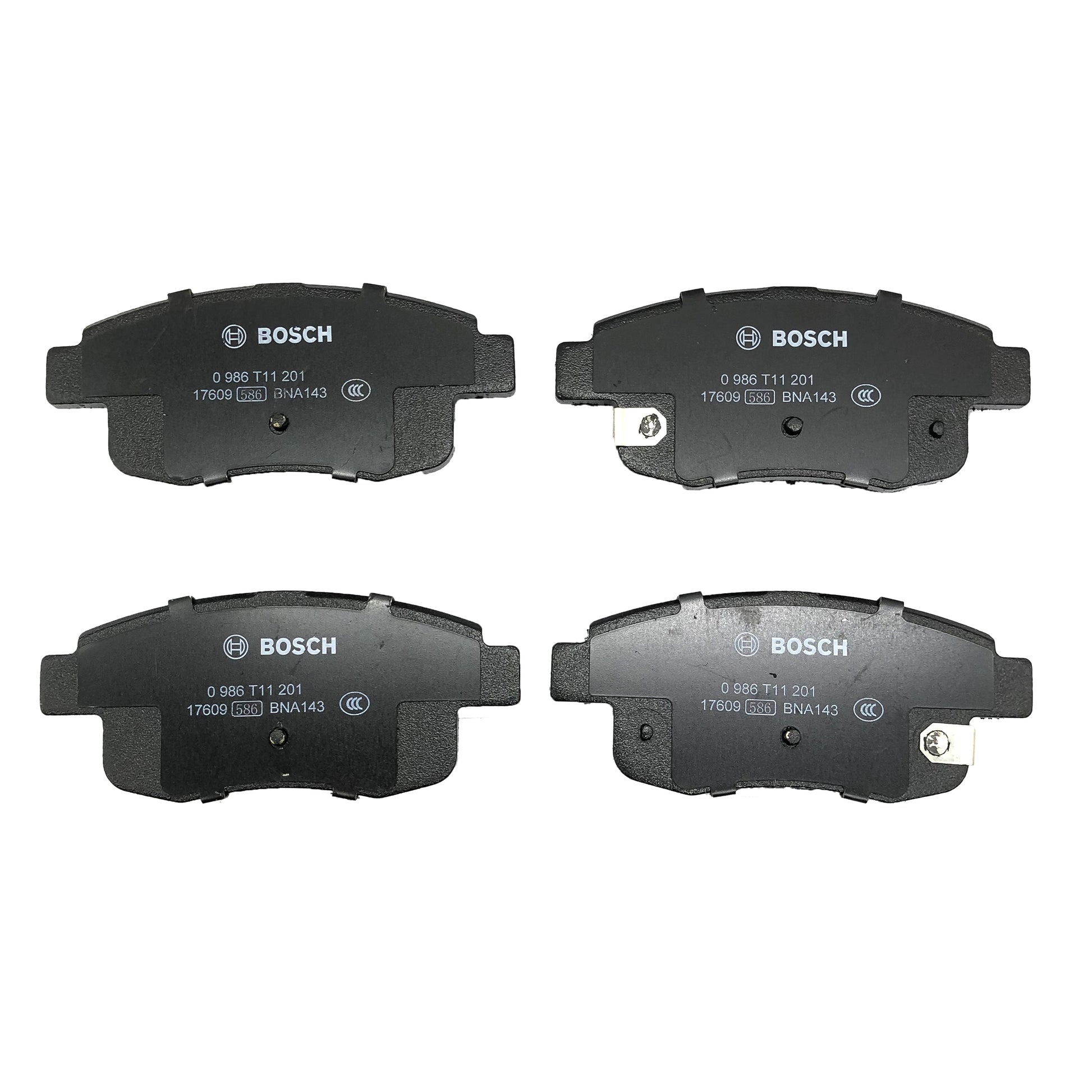 BOSCH Rear Disc Brake Pad Set 0986T11201 image 2 Candru