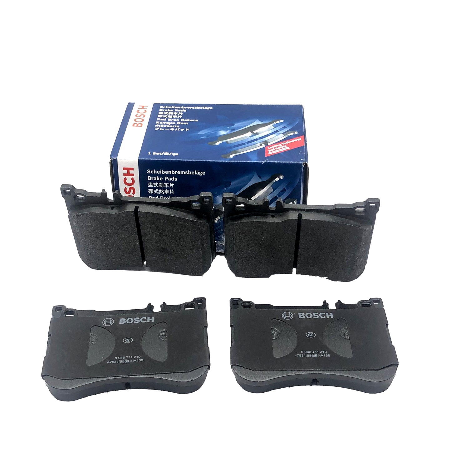 BOSCH Brake Pad Set 0986T11210 image 1 Candru