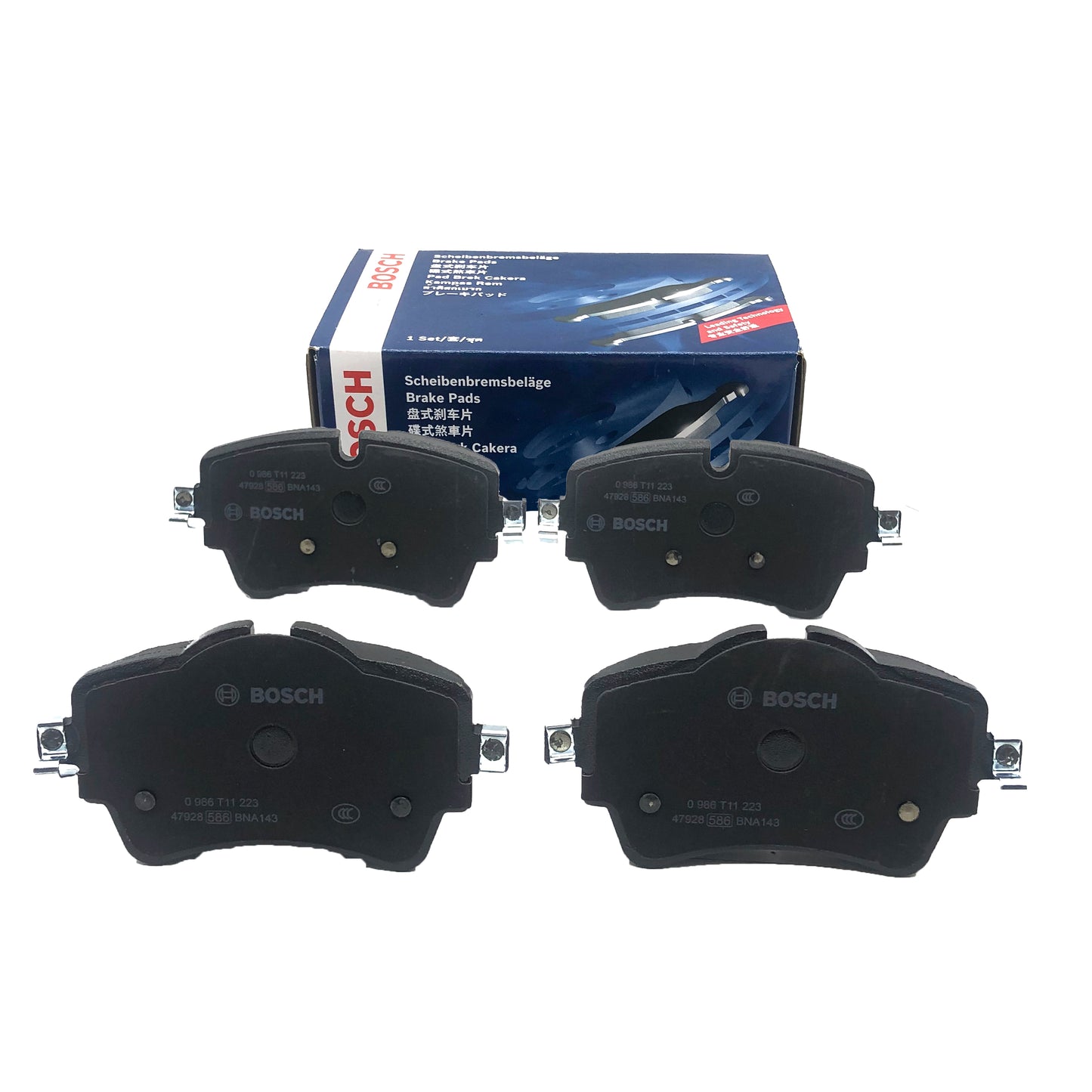 BOSCH Brake Pad Set 0986T11223 image 1 Candru