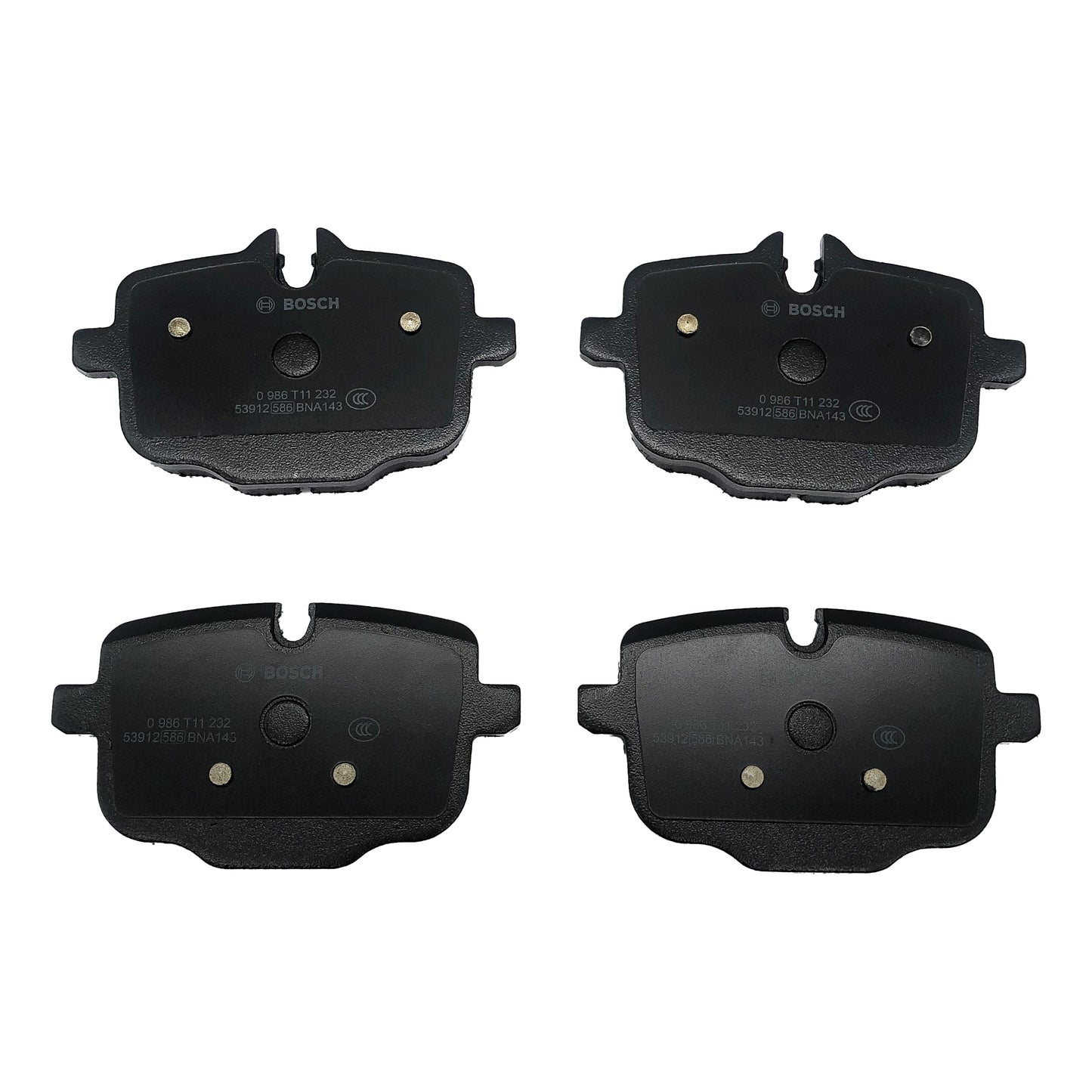 BOSCH Rear Disc Brake Pad Set 0986T11232 image 2 Candru