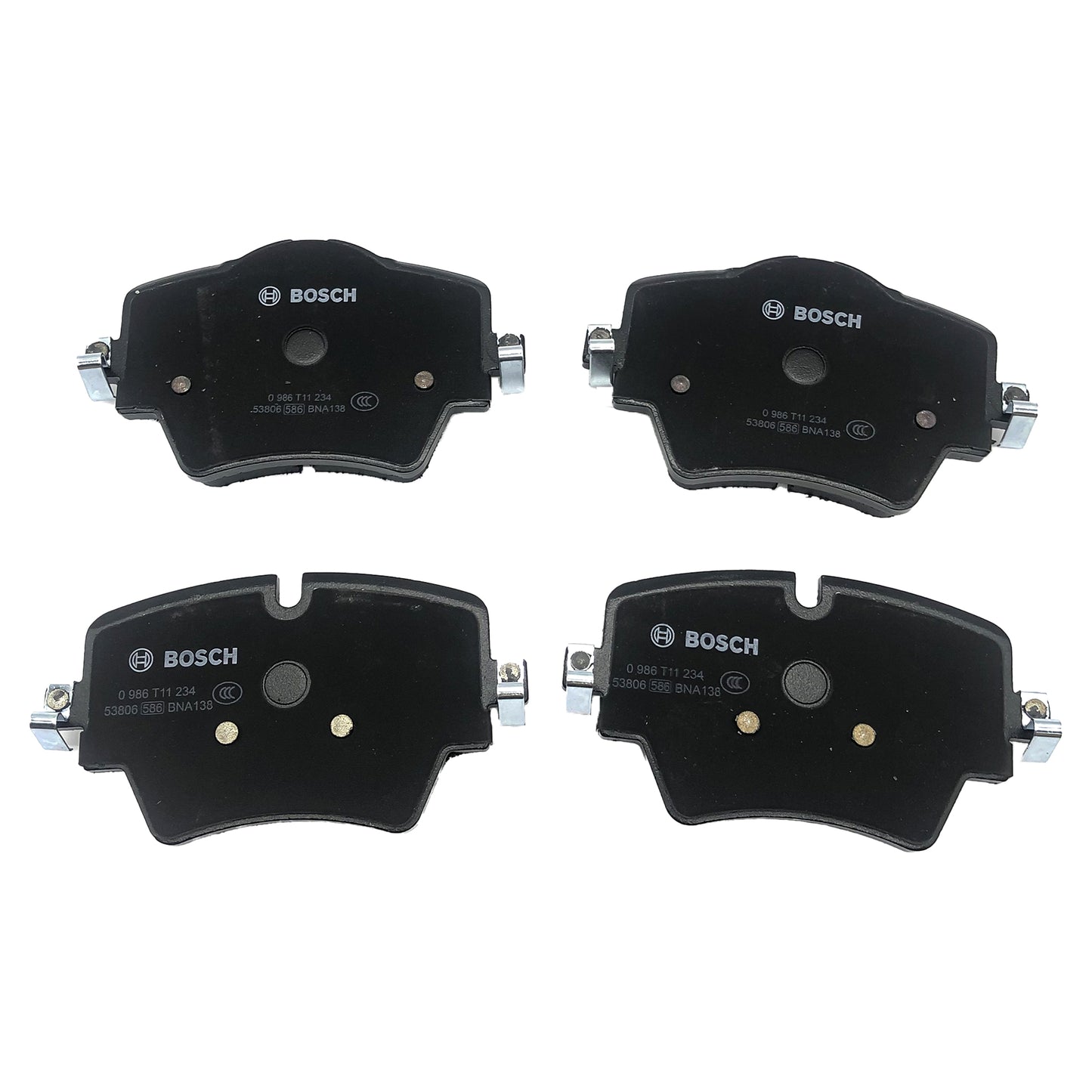 BOSCH Front Disc Brake Pad Set 0986T11234 image 2 Candru