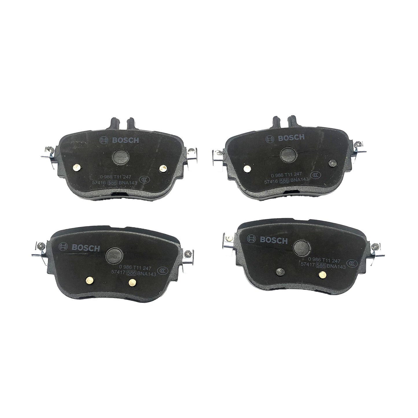 BOSCH Rear Disc Brake Pad Set 0986T11247 image 2 Candru