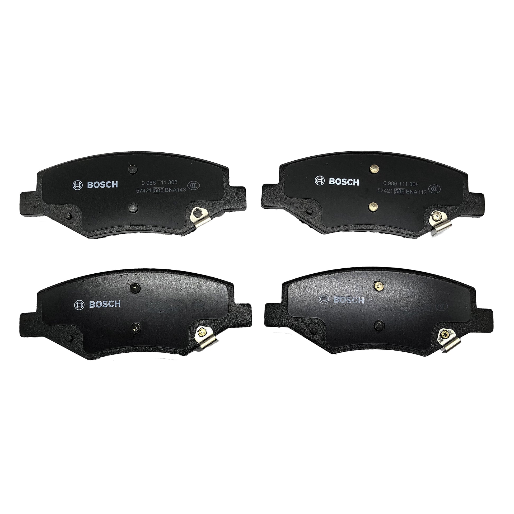 BOSCH Front Ceramic Brake Pad Set 0986T11308 image 2 Candru