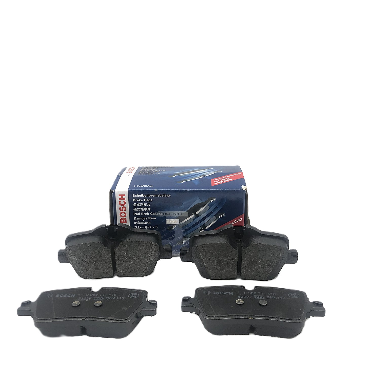 BOSCH Rear Disc Brake Pad Set 0986T11416