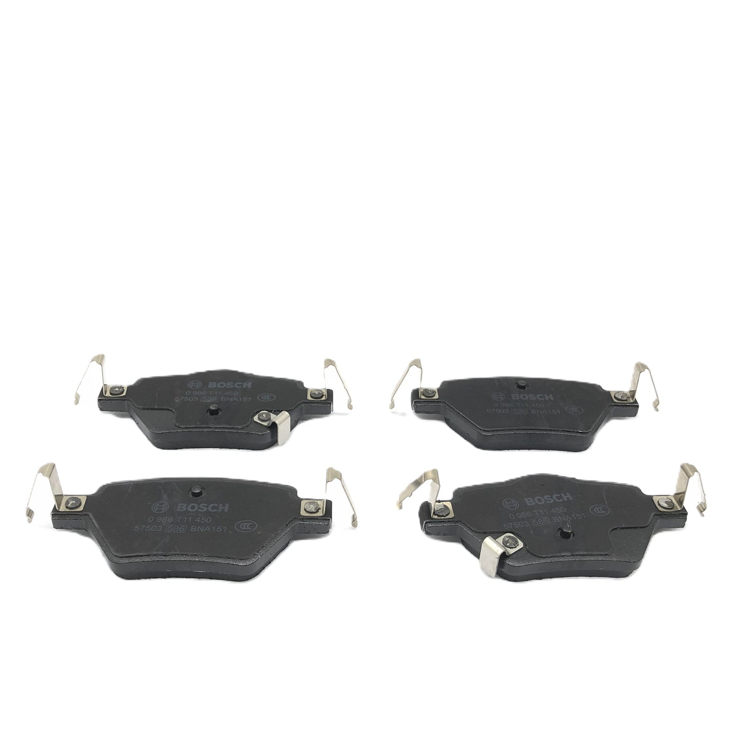 BOSCH Rear Low-Metal Disc Brake Pad Set 0986T11450 image 4 Candru