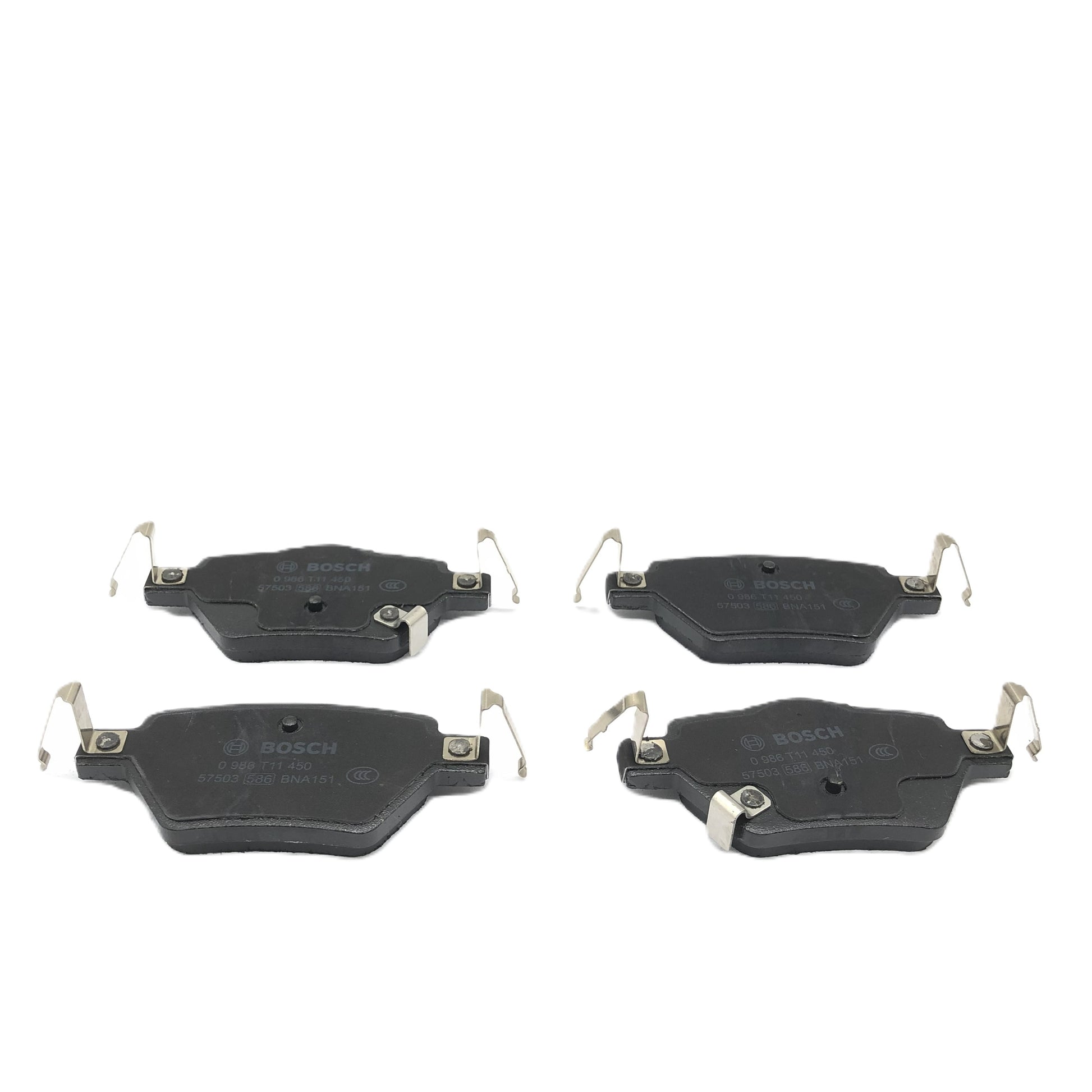 BOSCH Rear Low-Metal Disc Brake Pad Set 0986T11450 image 4 Candru