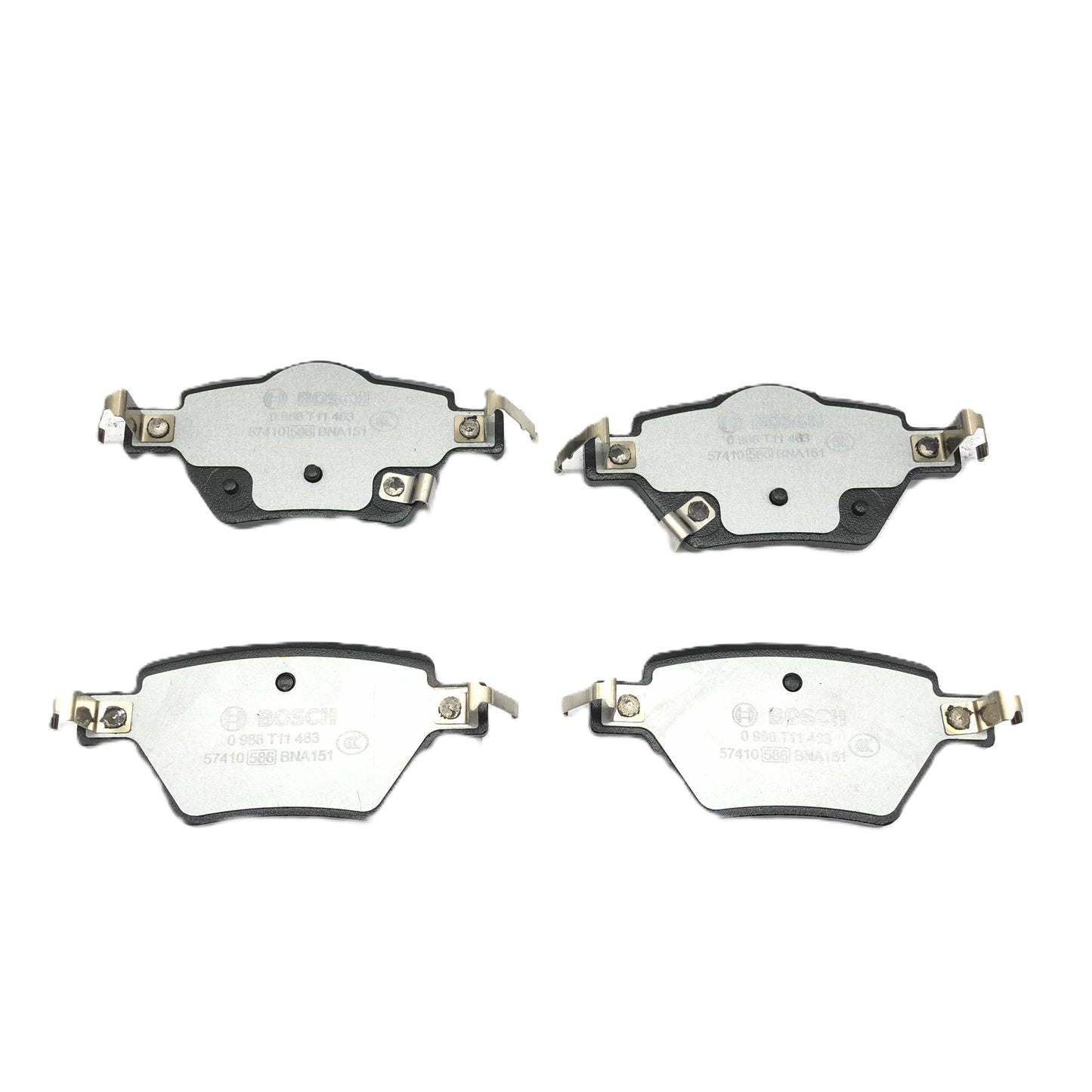 BOSCH Rear Low-Metal Disc Brake Pad Set 0986T11463 image 3 Candru
