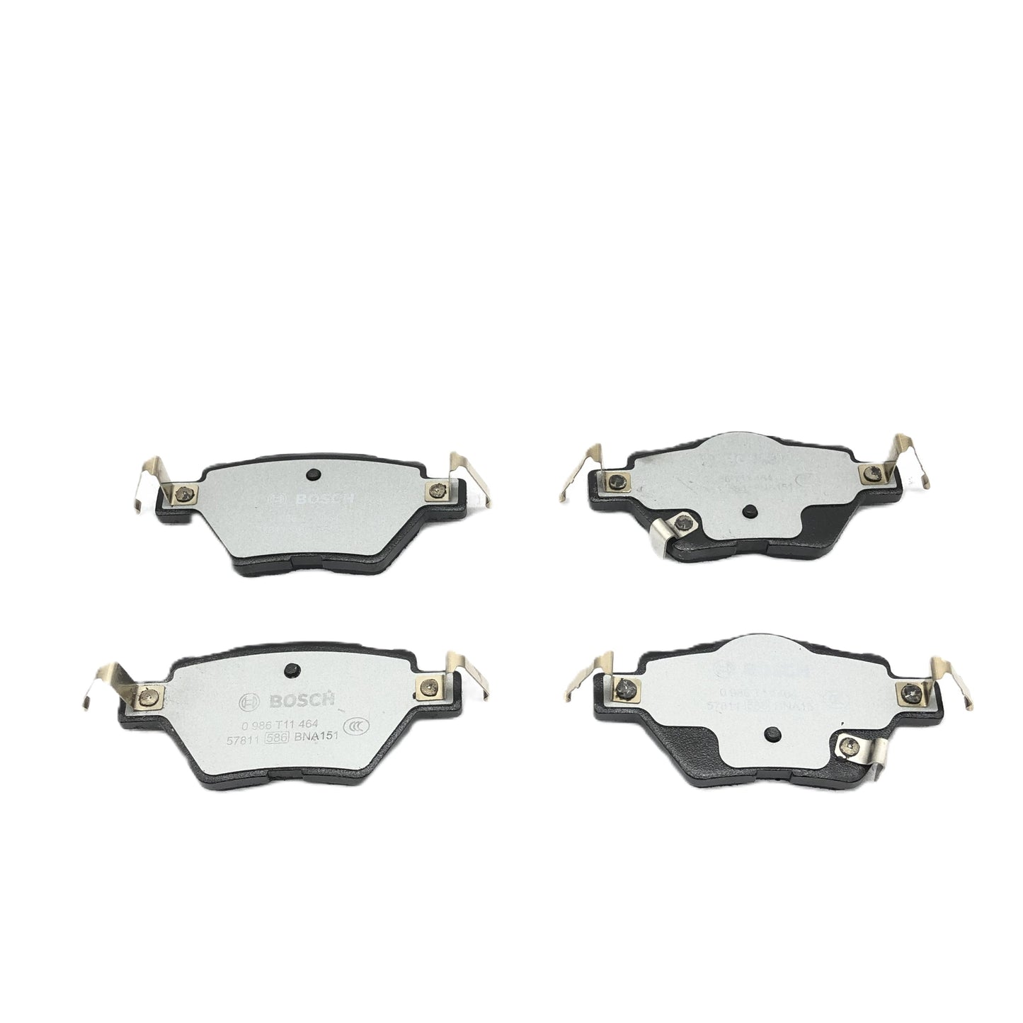 BOSCH Rear Low-Metal Disc Brake Pad Set 0986T11464 image 3 Candru