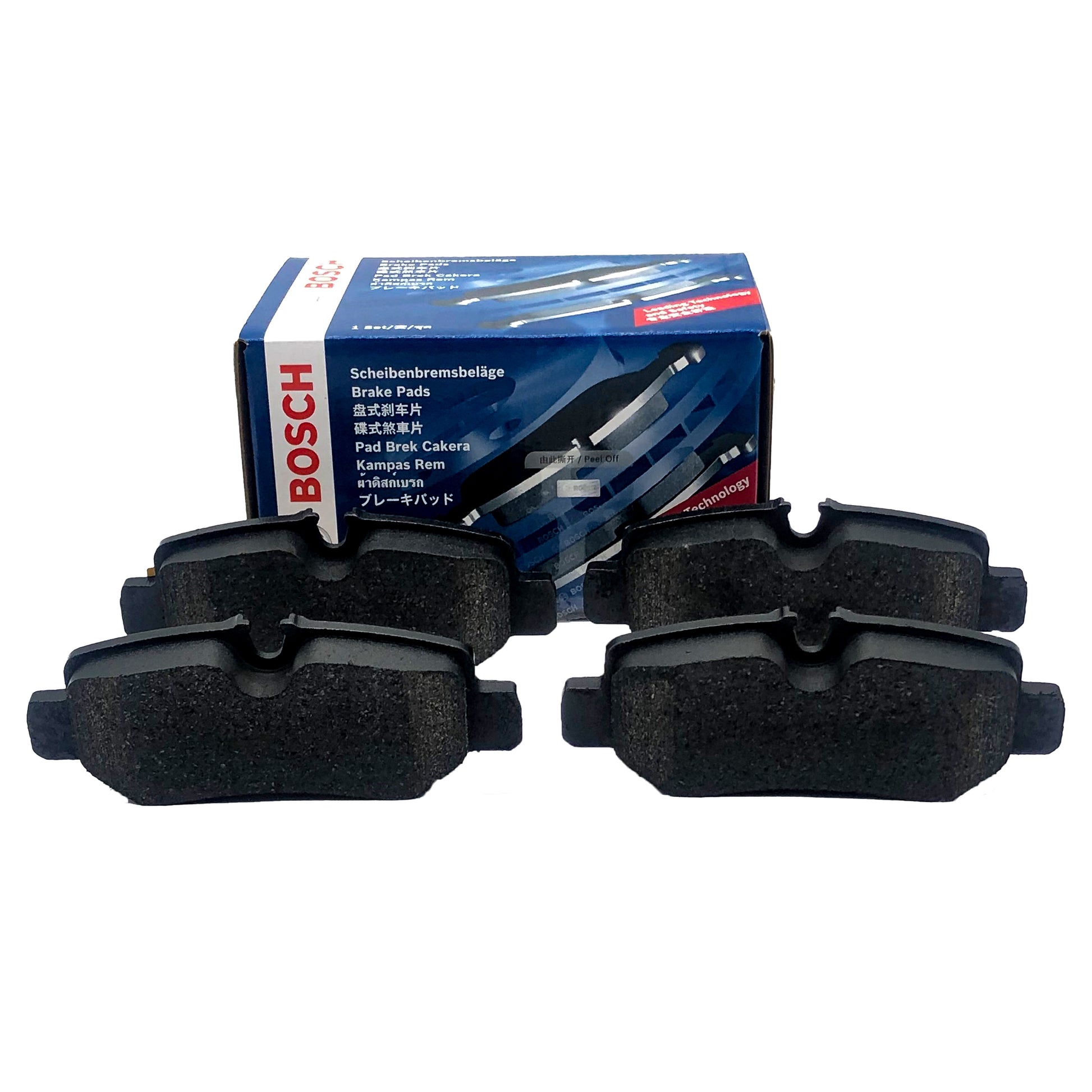 BOSCH Rear Low-Metal Disc Brake Pad Set 0986T11493 image 1 Candru