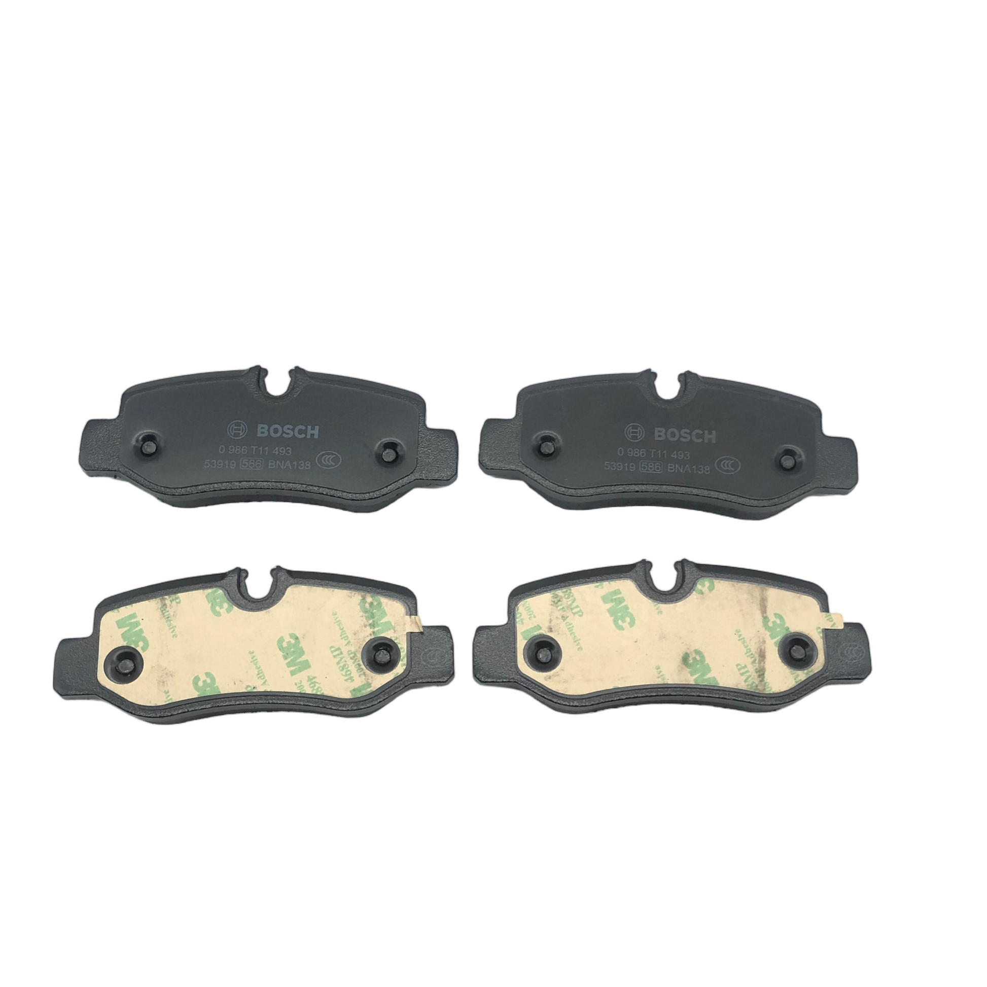BOSCH Rear Low-Metal Disc Brake Pad Set 0986T11493 image 6 Candru