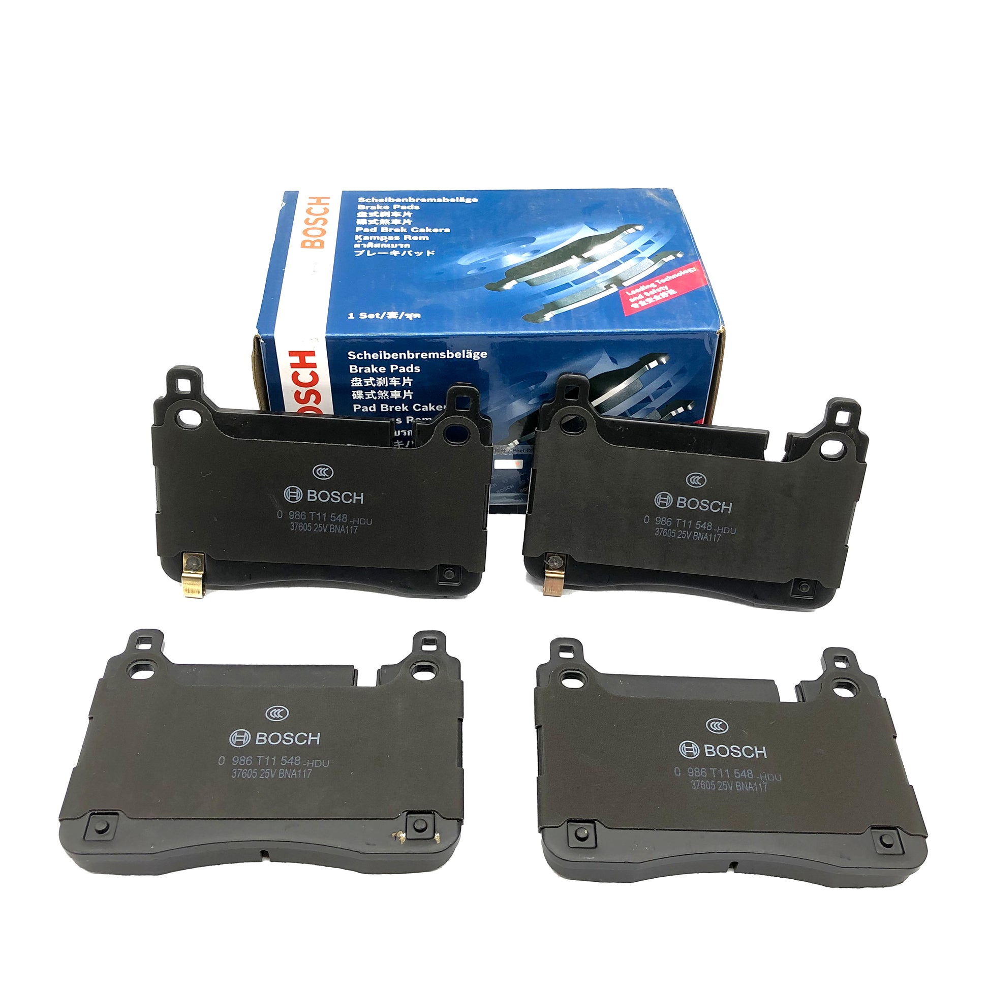 BOSCH Front Disc Brake Pad Set 0986T11548 image 1 Candru