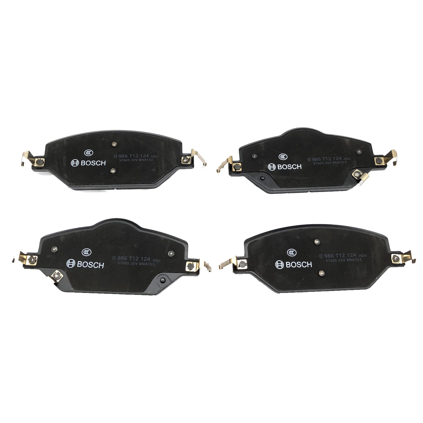 BOSCH Front Disc Brake Pad Set 0986T12124 image 2 Candru