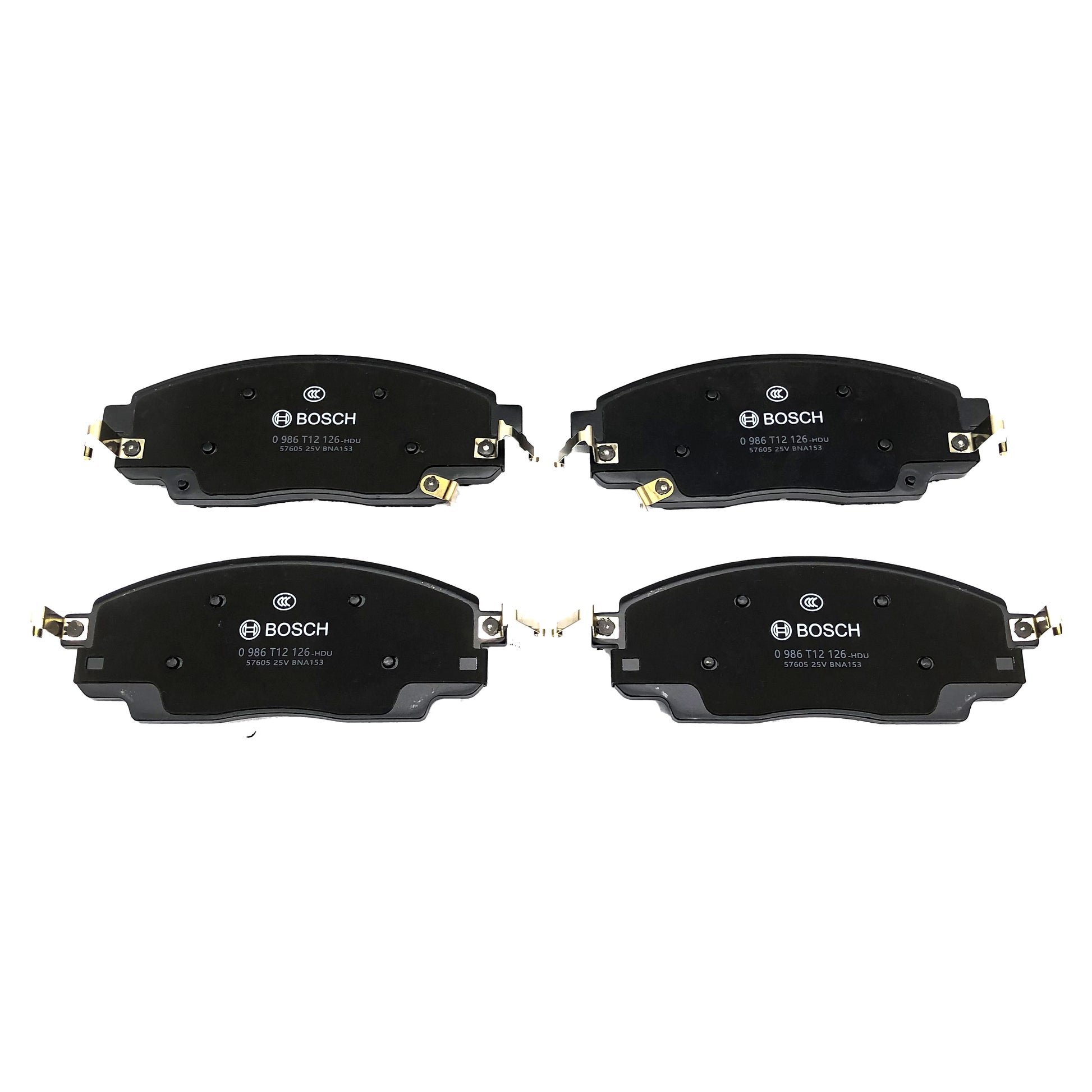 BOSCH Front Disc Brake Pad Set 0986T12126 image 2 Candru