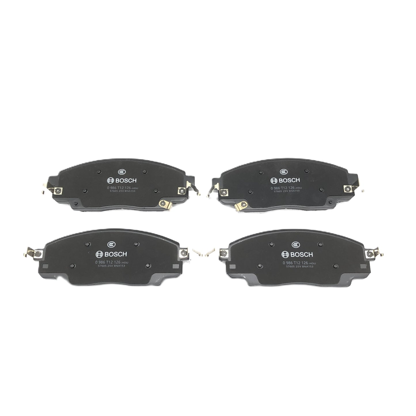BOSCH Front Disc Brake Pad Set 0986T12126 image 3 Candru