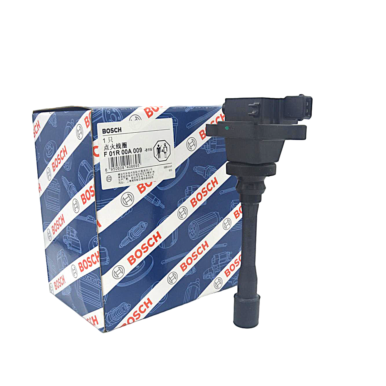 BOSCH Ignition Coil F01R00A009 image 3 Candru