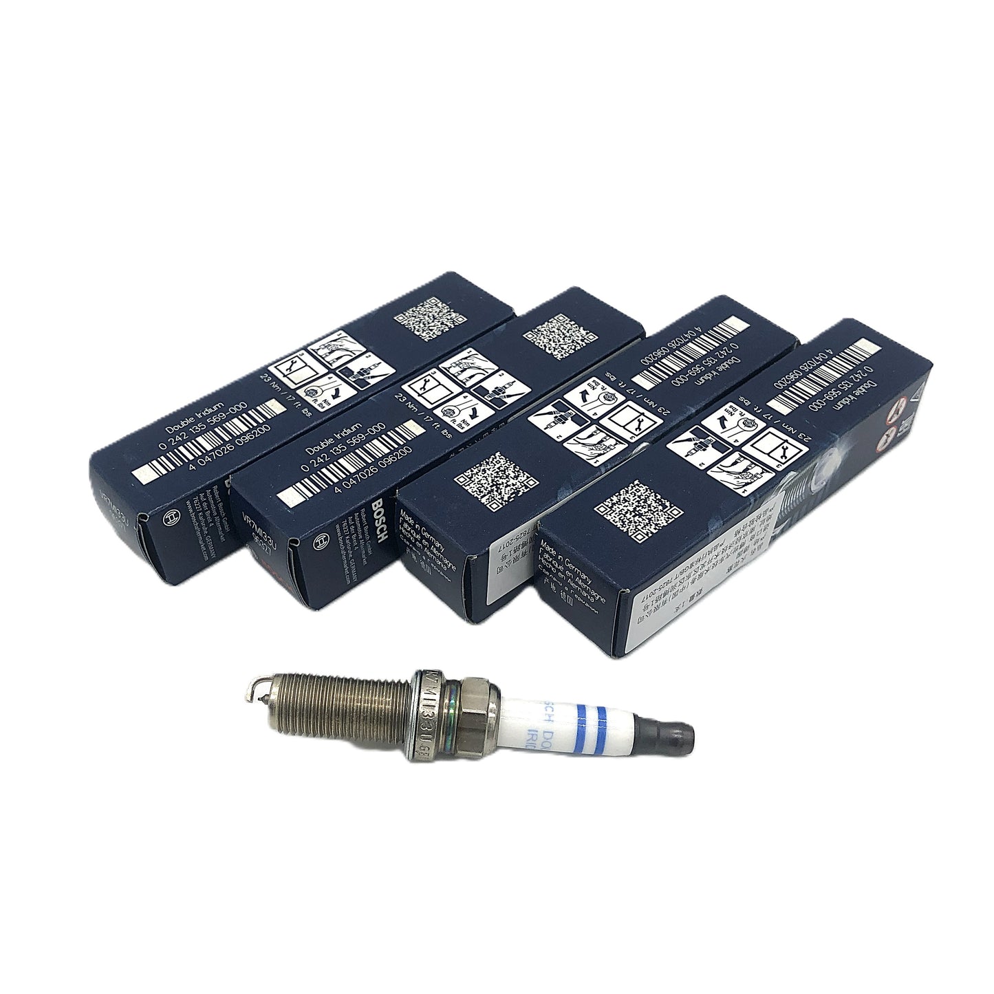 BOSCH Double Iridium Spark Plug 0242135569 VR7MII33U