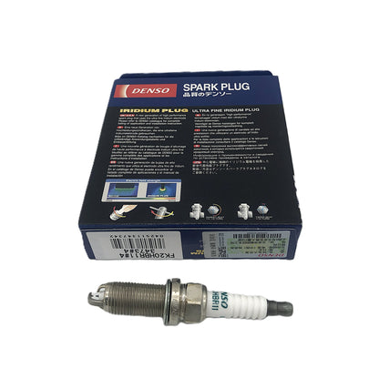 DENSO 3-Ground Electrodes Double Needle Iridium Spark Plug FK20HBR11 image 2 Candru