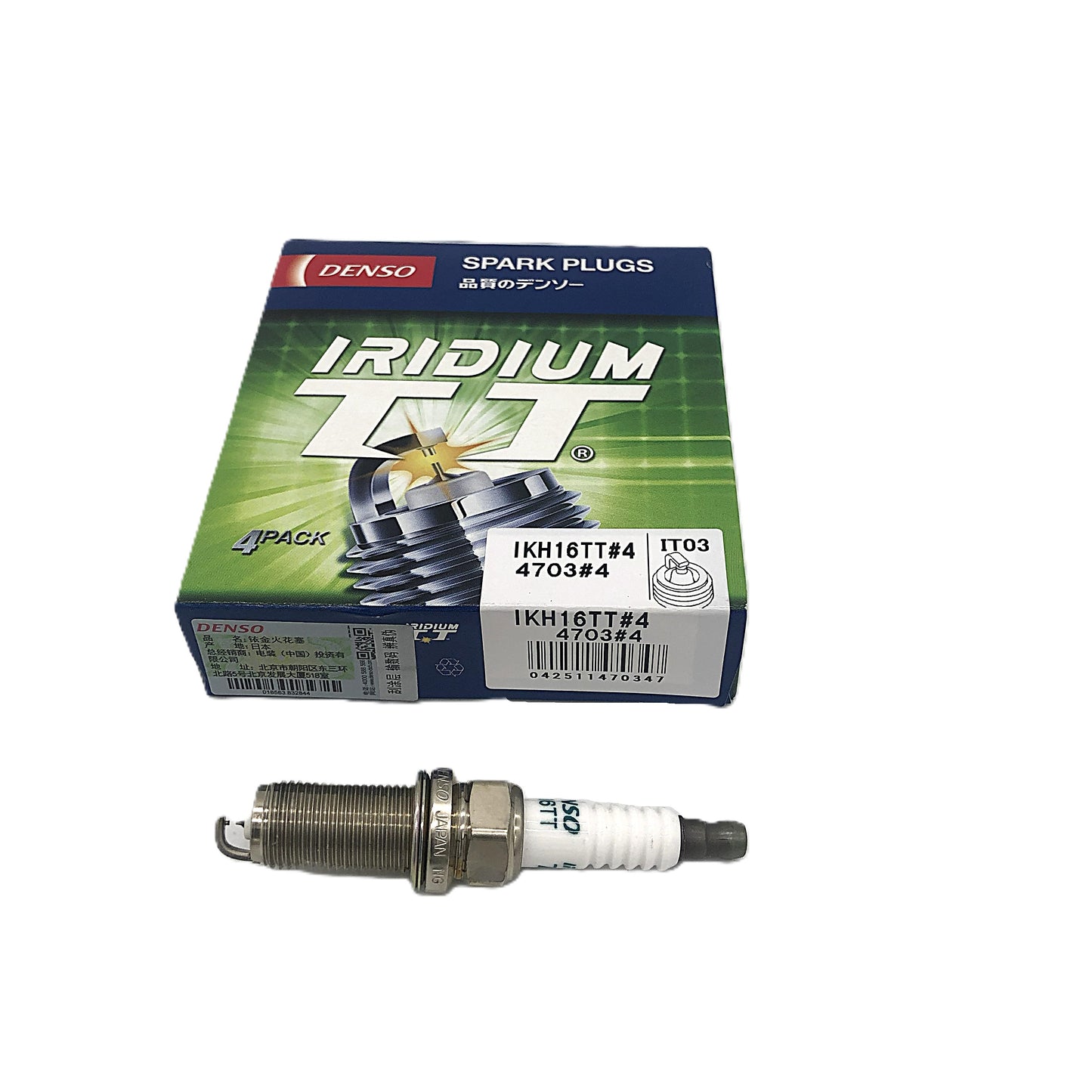 DENSO Iridium TT Spark Plug IKH16TT 4703