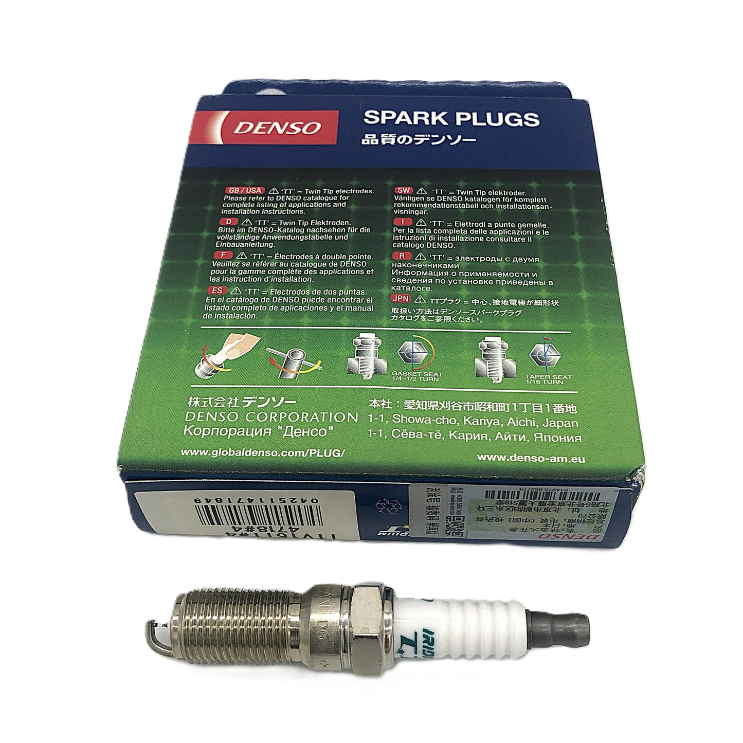 DENSO Iridium TT Spark Plug ITV16TT 4718