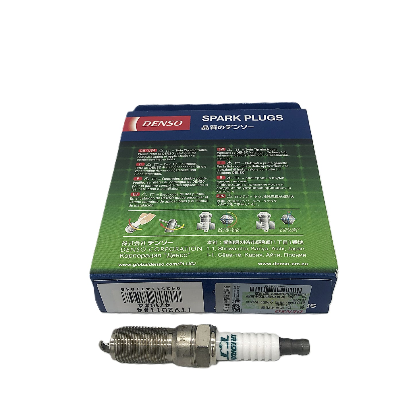 DENSO Iridium TT Spark Plug ITV20TT 4719