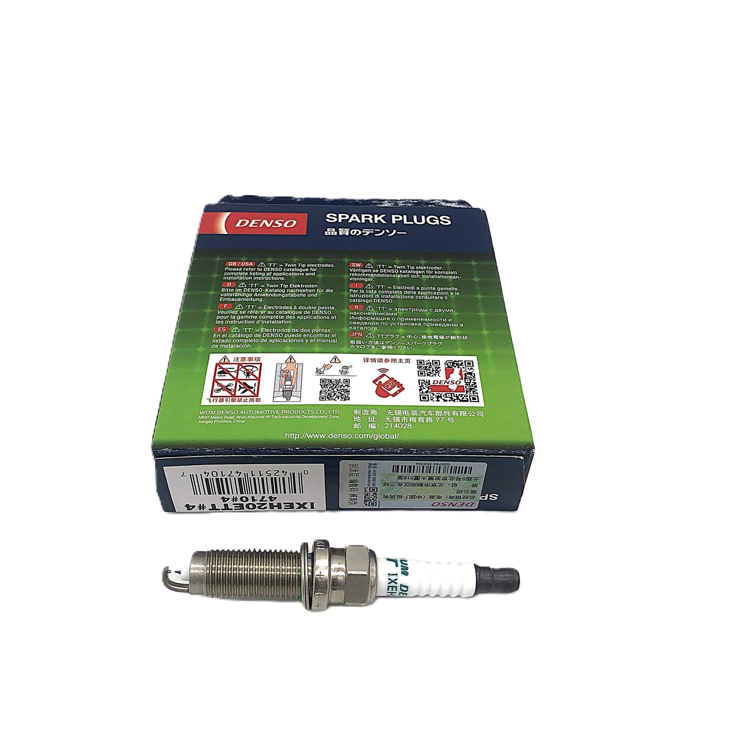 DENSO Iridium TT Spark Plug IXEH20ETT 4710