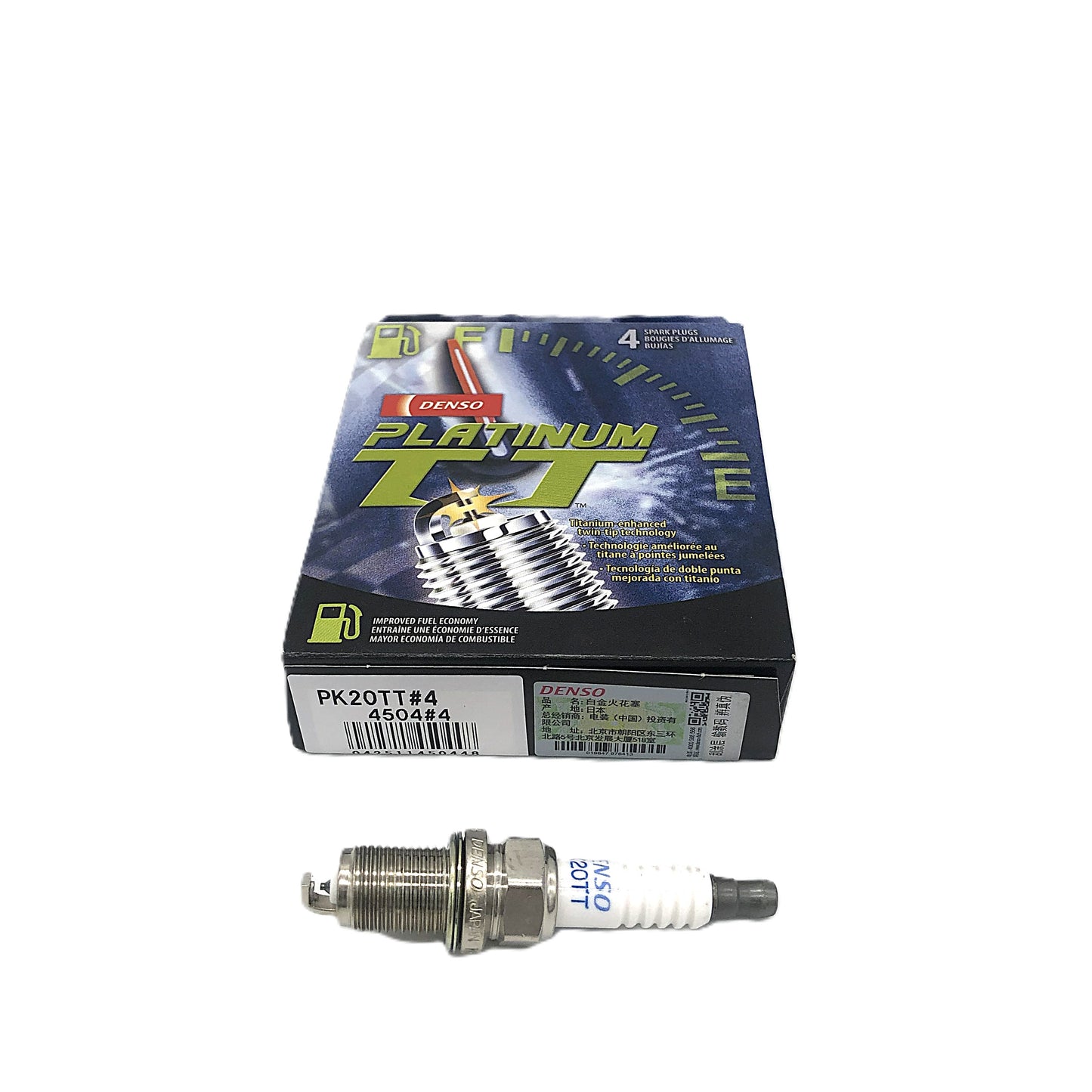 DENSO Platinum TT Spark Plug PK20TT 4504