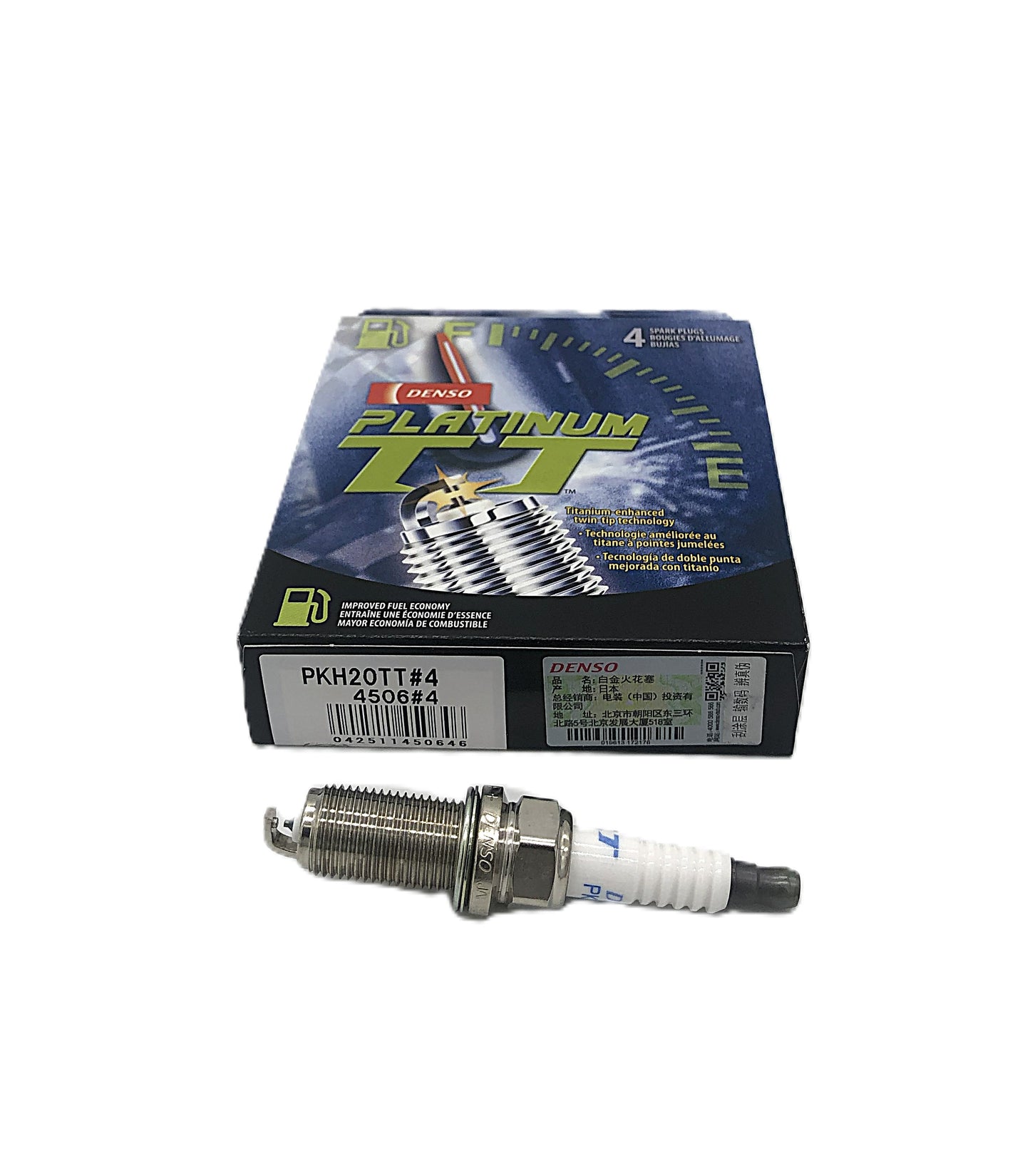 DENSO Platinum TT Spark Plug PKH20TT 4506
