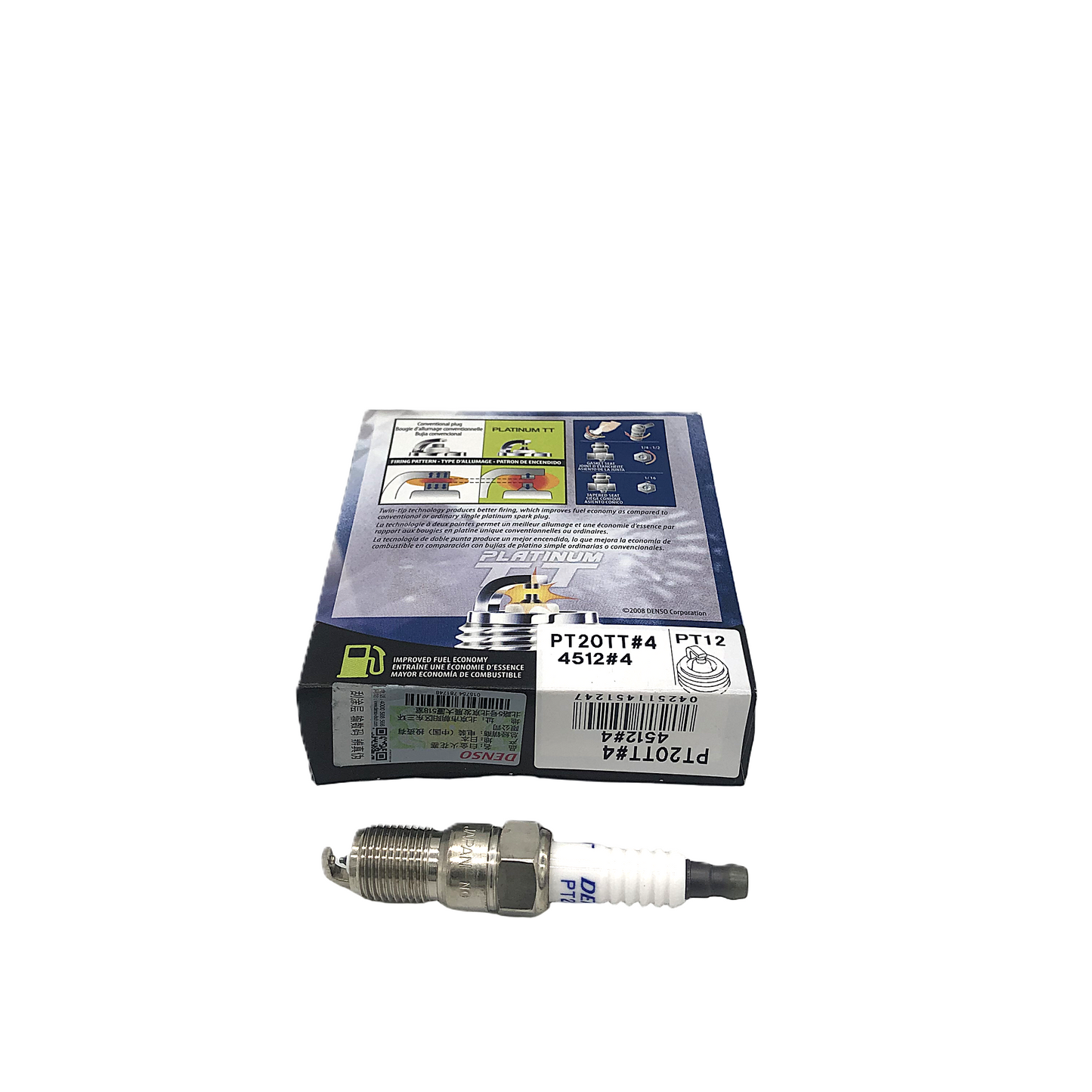 DENSO Platinum TT Spark Plug PT20TT 4512