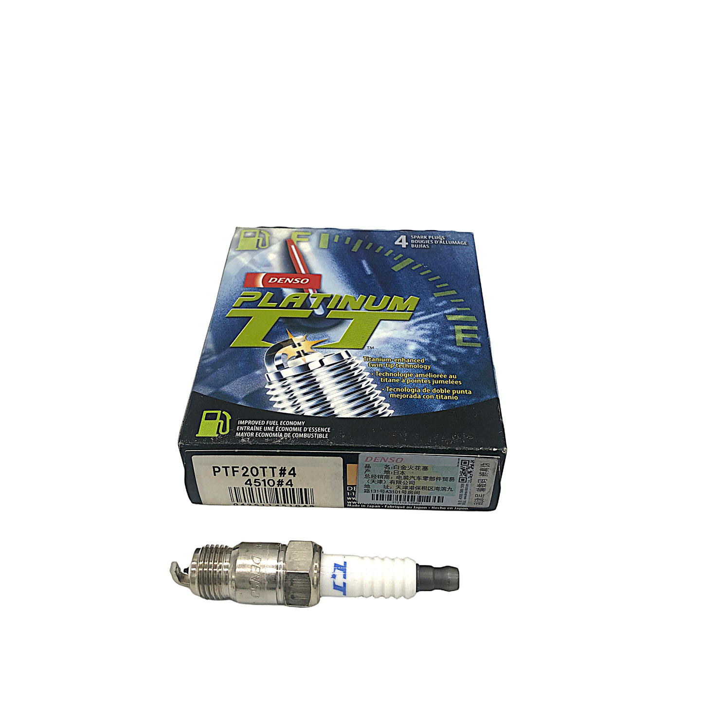 DENSO Platinum TT Spark Plug PTF20TT 4510