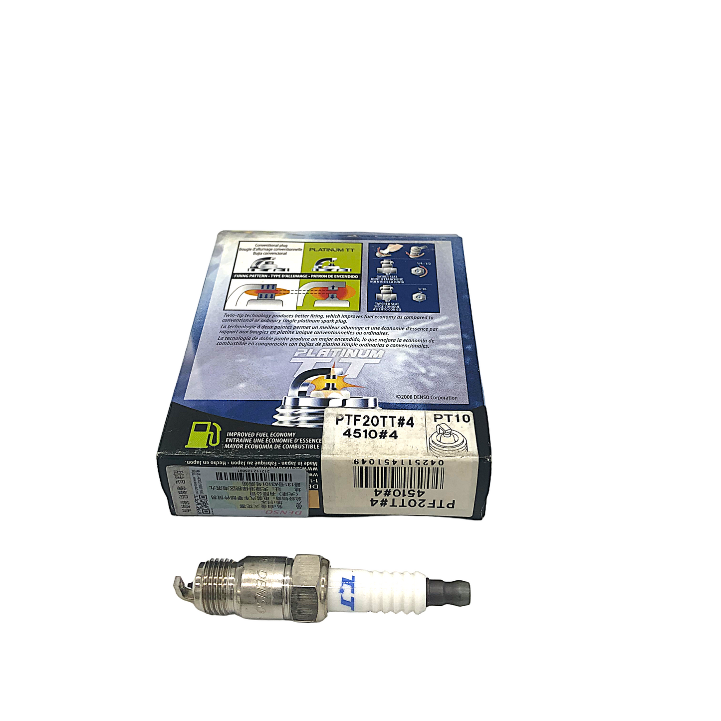 DENSO Platinum TT Spark Plug PTF20TT 4510
