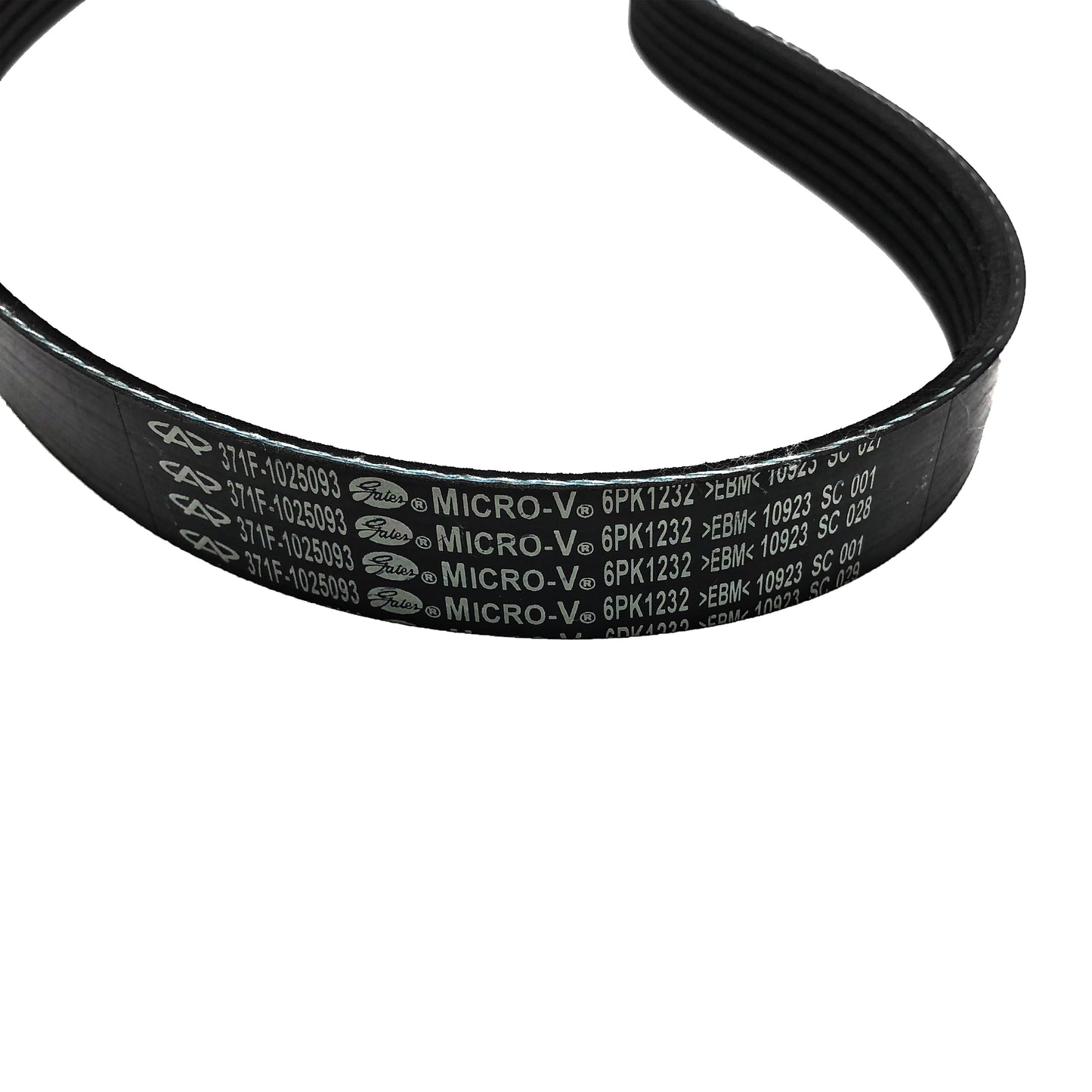 GATES Micro-V Serpentine Belt 6PK1232 image 2 Candru
