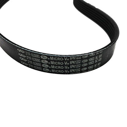 GATES Micro-V Serpentine Belt 6PK1232 image 2 Candru