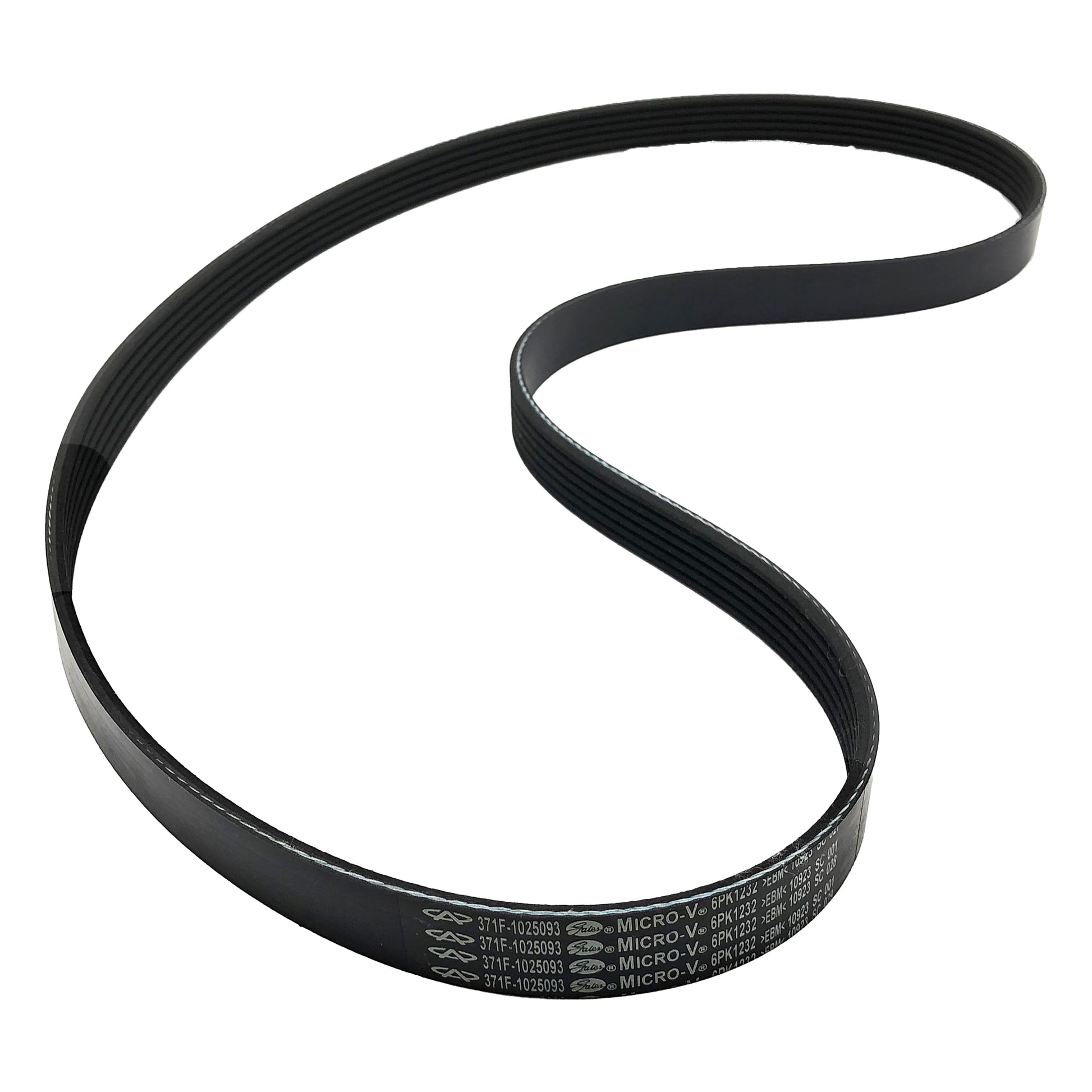 GATES Micro-V Serpentine Belt 6PK1232 image 1 Candru