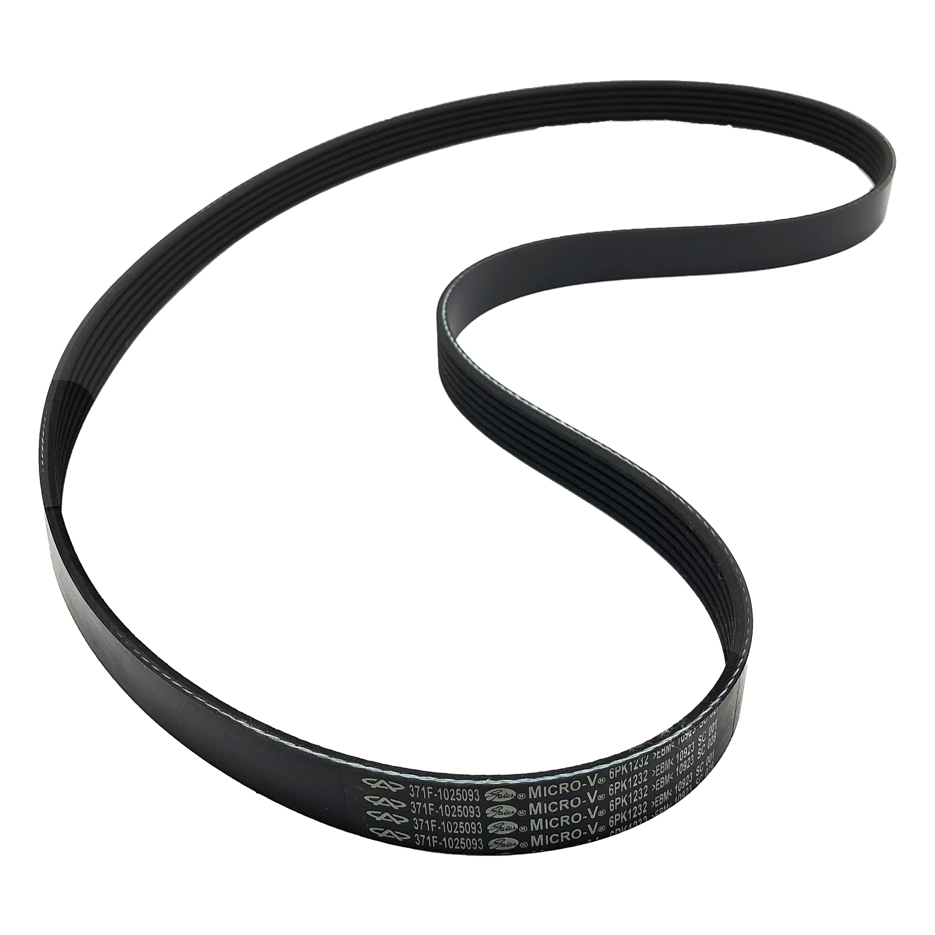 GATES Micro-V Serpentine Belt 6PK1232 image 1 Candru